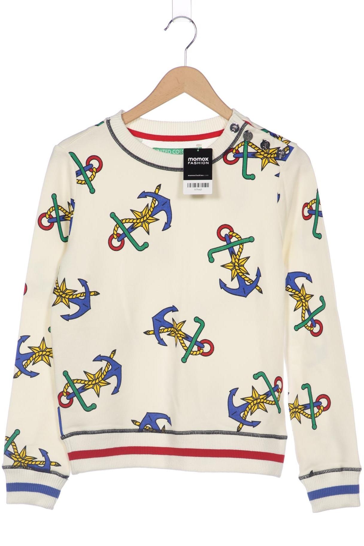 

United Colors OF Benetton Damen Sweatshirt, weiß, Gr. 36