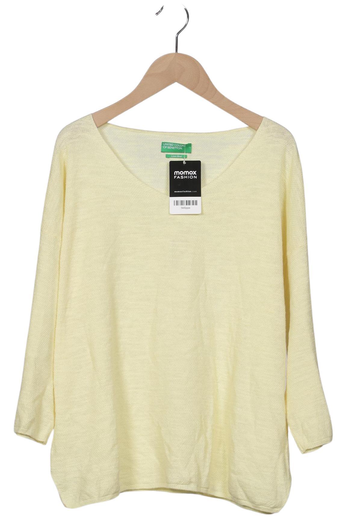 

United Colors OF Benetton Damen Pullover, gelb, Gr. 38