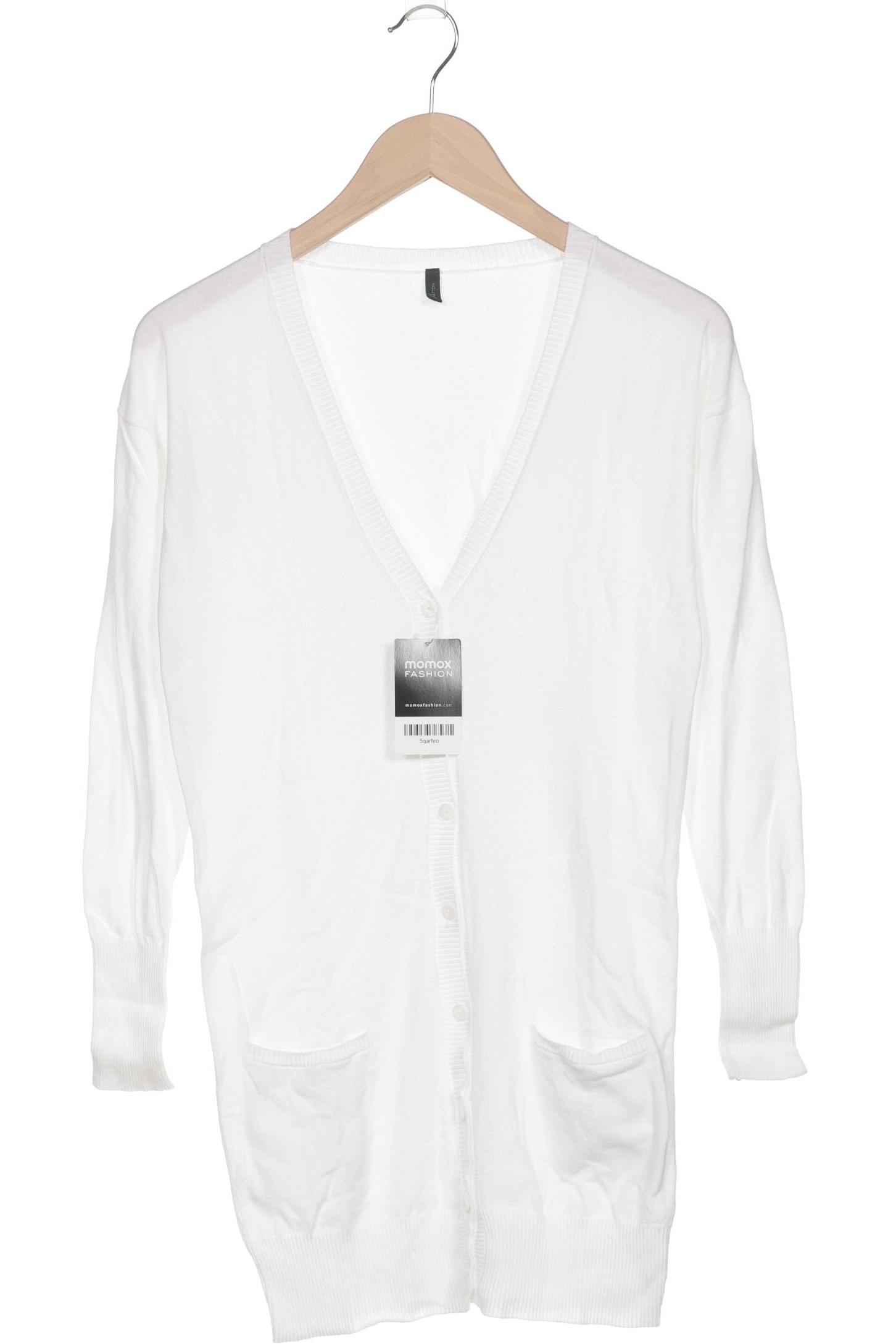

United Colors OF Benetton Damen Strickjacke, weiß, Gr. 38