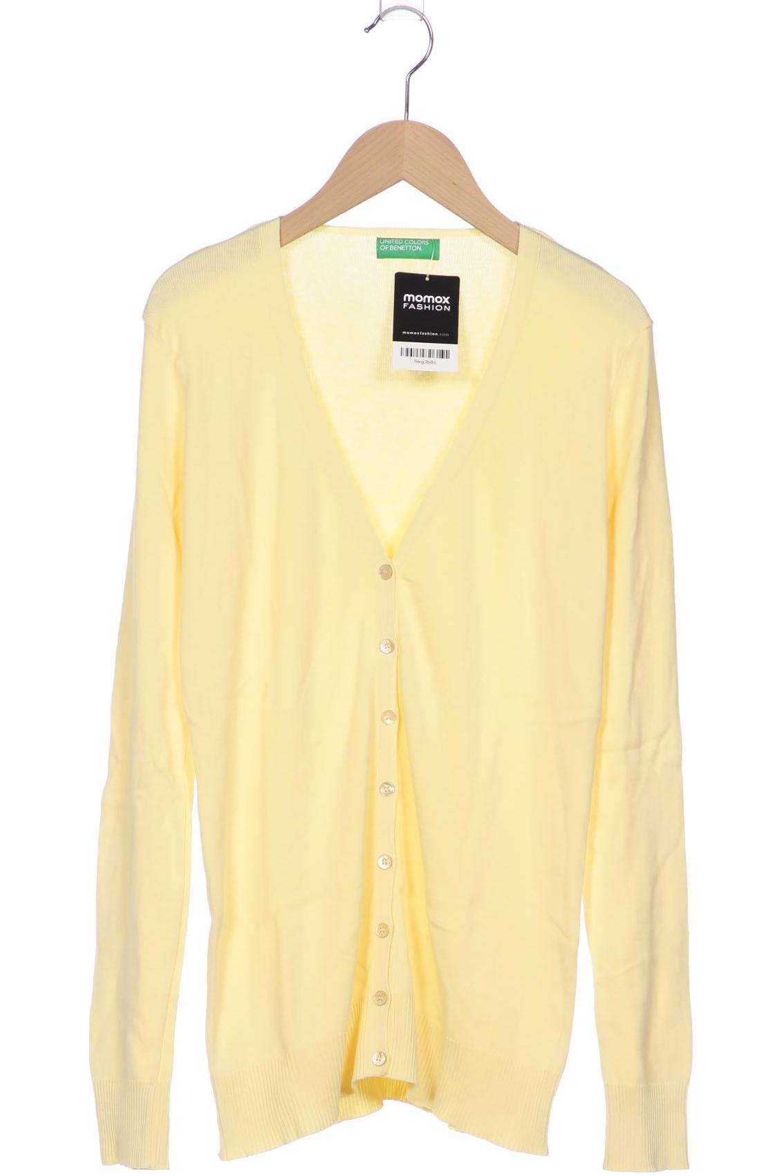 

United Colors OF Benetton Damen Strickjacke, gelb, Gr. 42