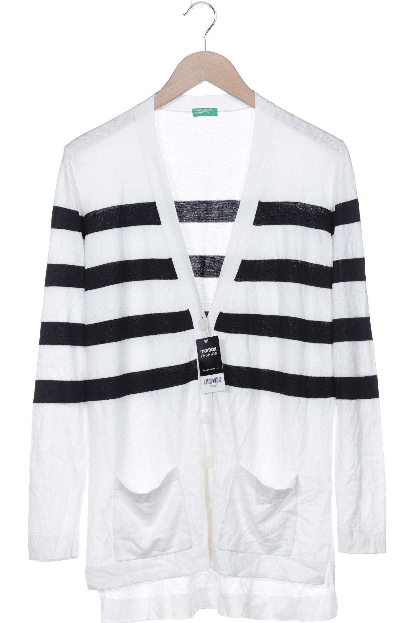 

United Colors OF Benetton Damen Strickjacke, weiß, Gr. 38