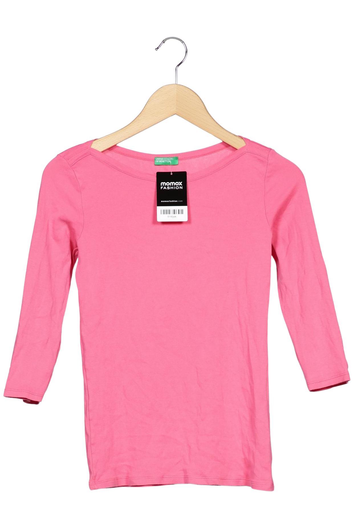

United Colors OF Benetton Damen Langarmshirt, pink, Gr. 34
