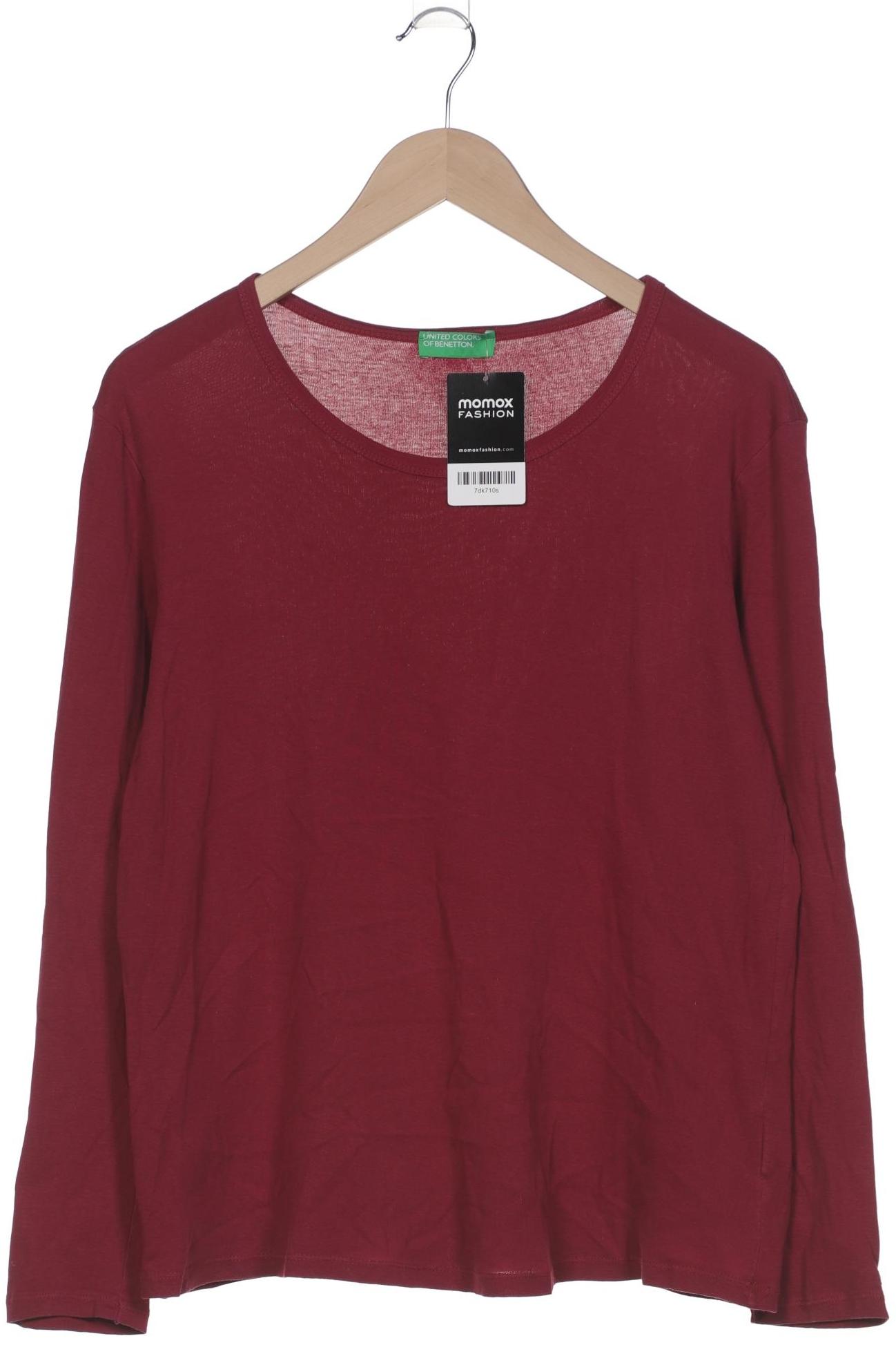 

United Colors OF Benetton Damen Langarmshirt, bordeaux, Gr. 38