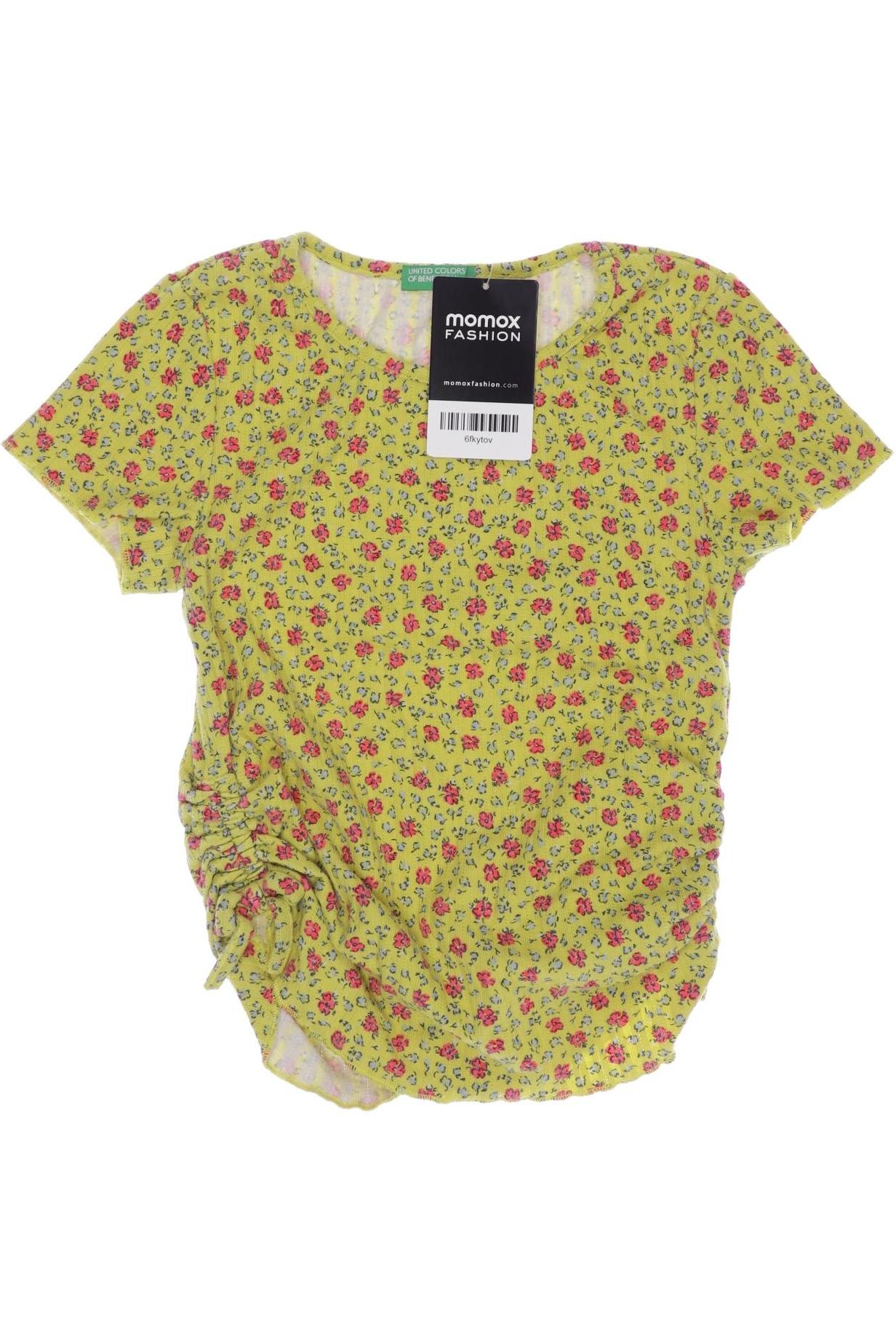 

United Colors OF Benetton Damen T-Shirt, gelb, Gr. 158