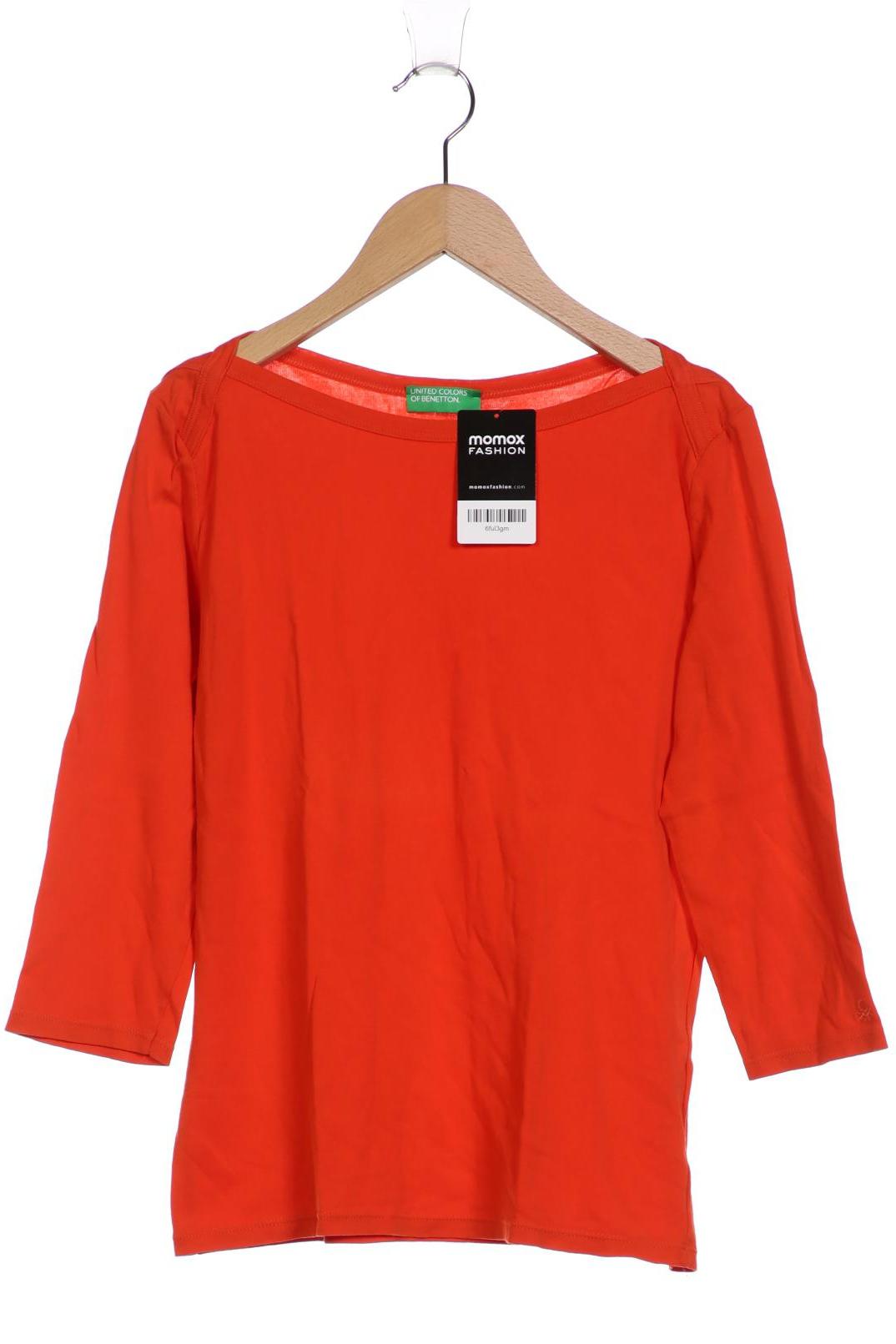 

United Colors OF Benetton Damen Langarmshirt, orange, Gr. 38