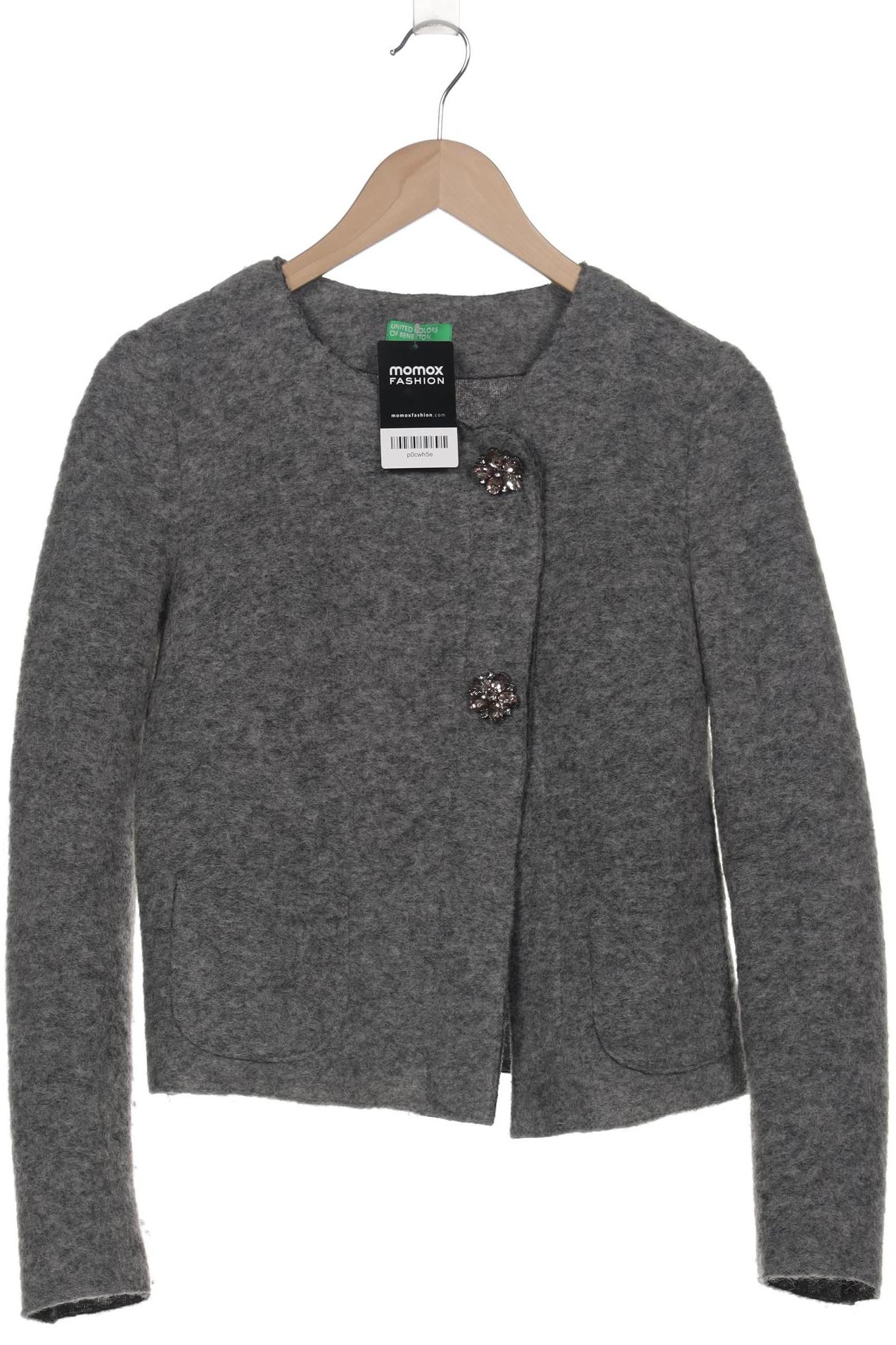 

United Colors OF Benetton Damen Strickjacke, grau, Gr. 36