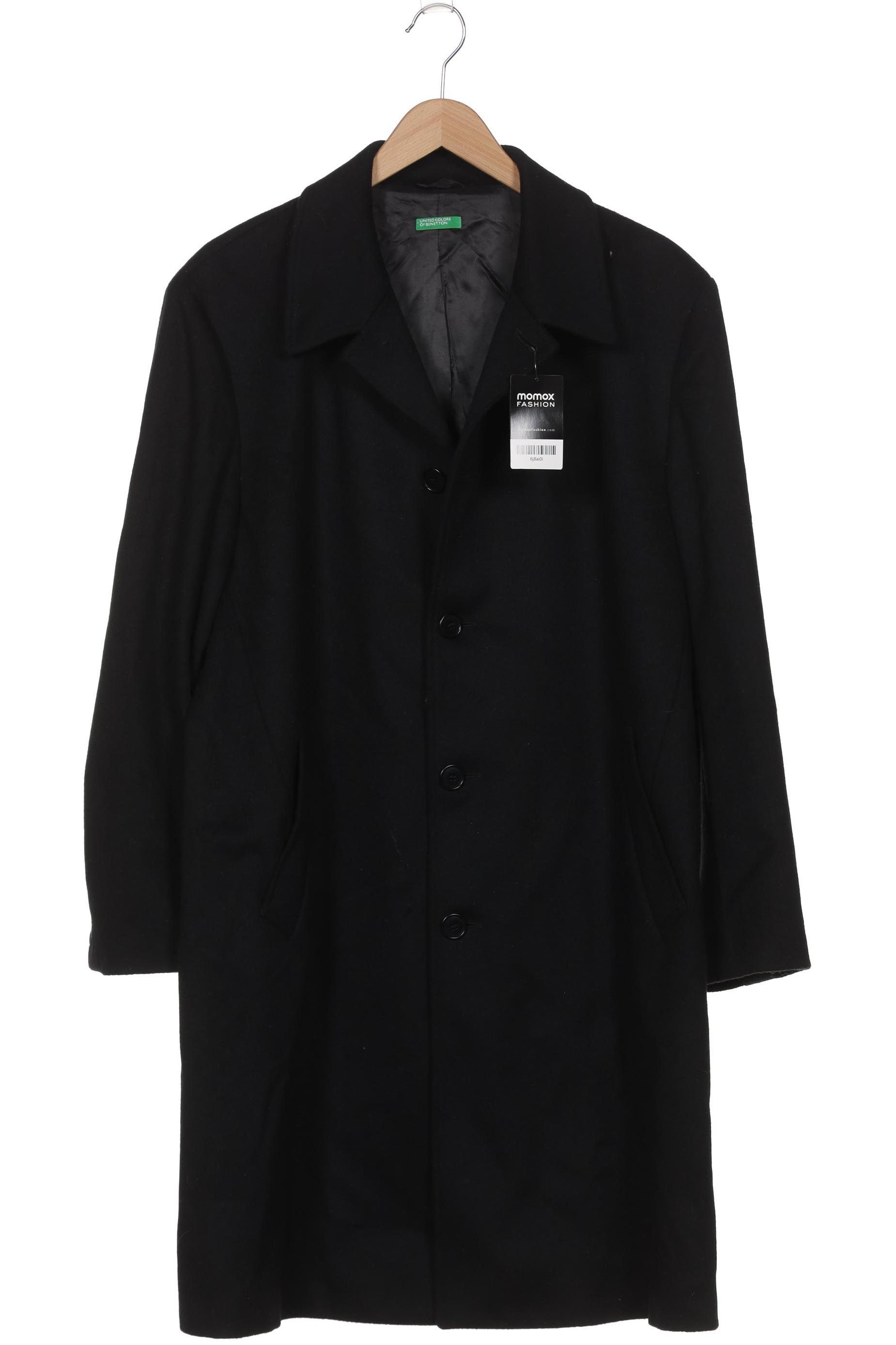 

United Colors OF Benetton Herren Mantel, schwarz, Gr. 54