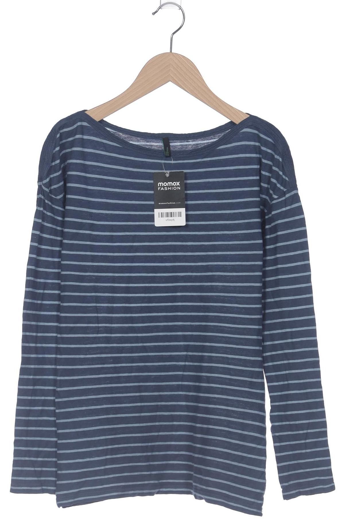 

United Colors OF Benetton Damen Langarmshirt, blau, Gr. 38