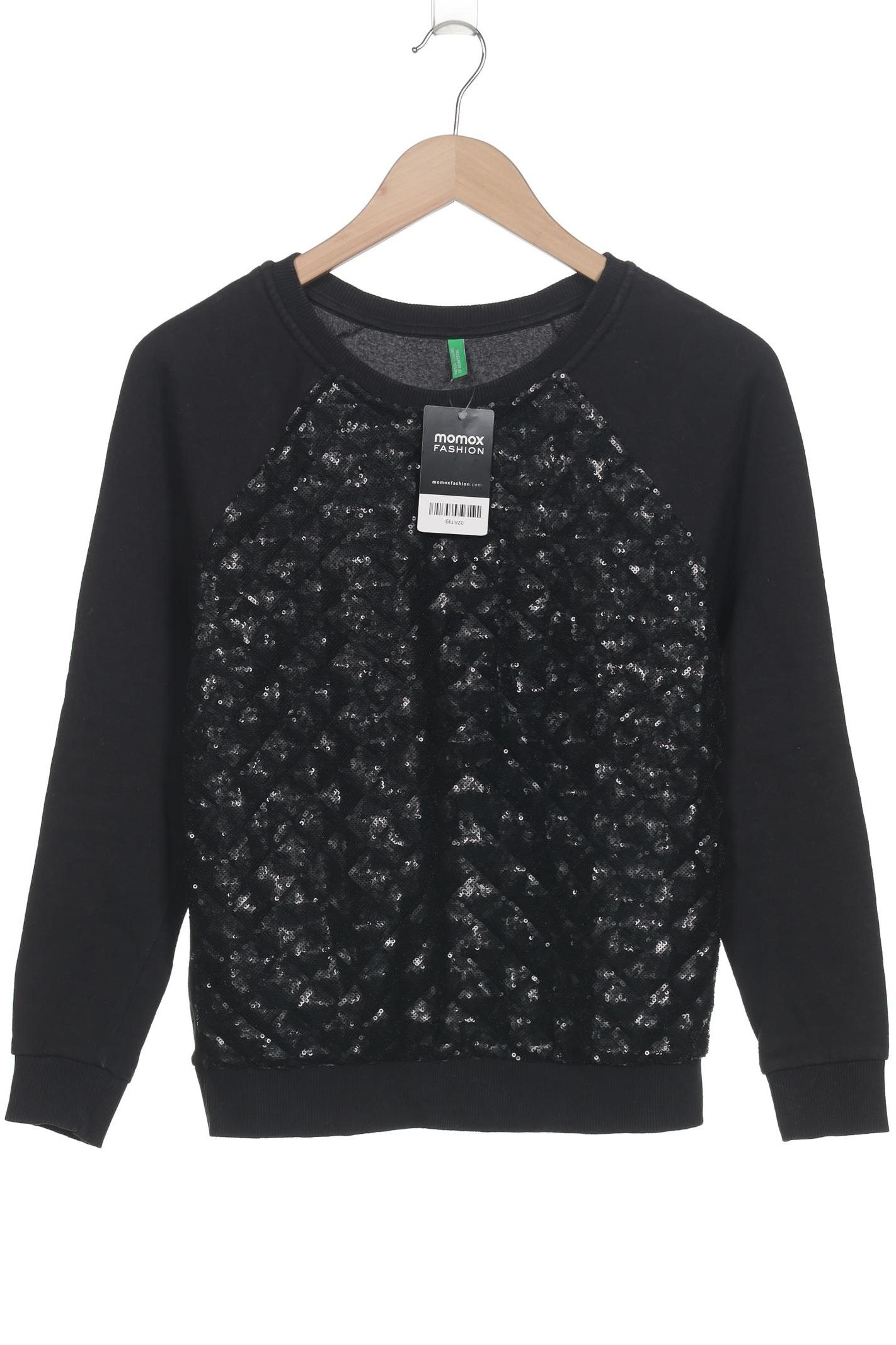 

United Colors OF Benetton Damen Sweatshirt, schwarz, Gr. 36