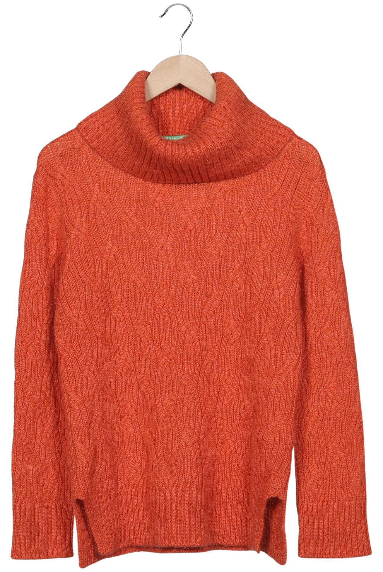 

United Colors OF Benetton Damen Pullover, orange, Gr. 38
