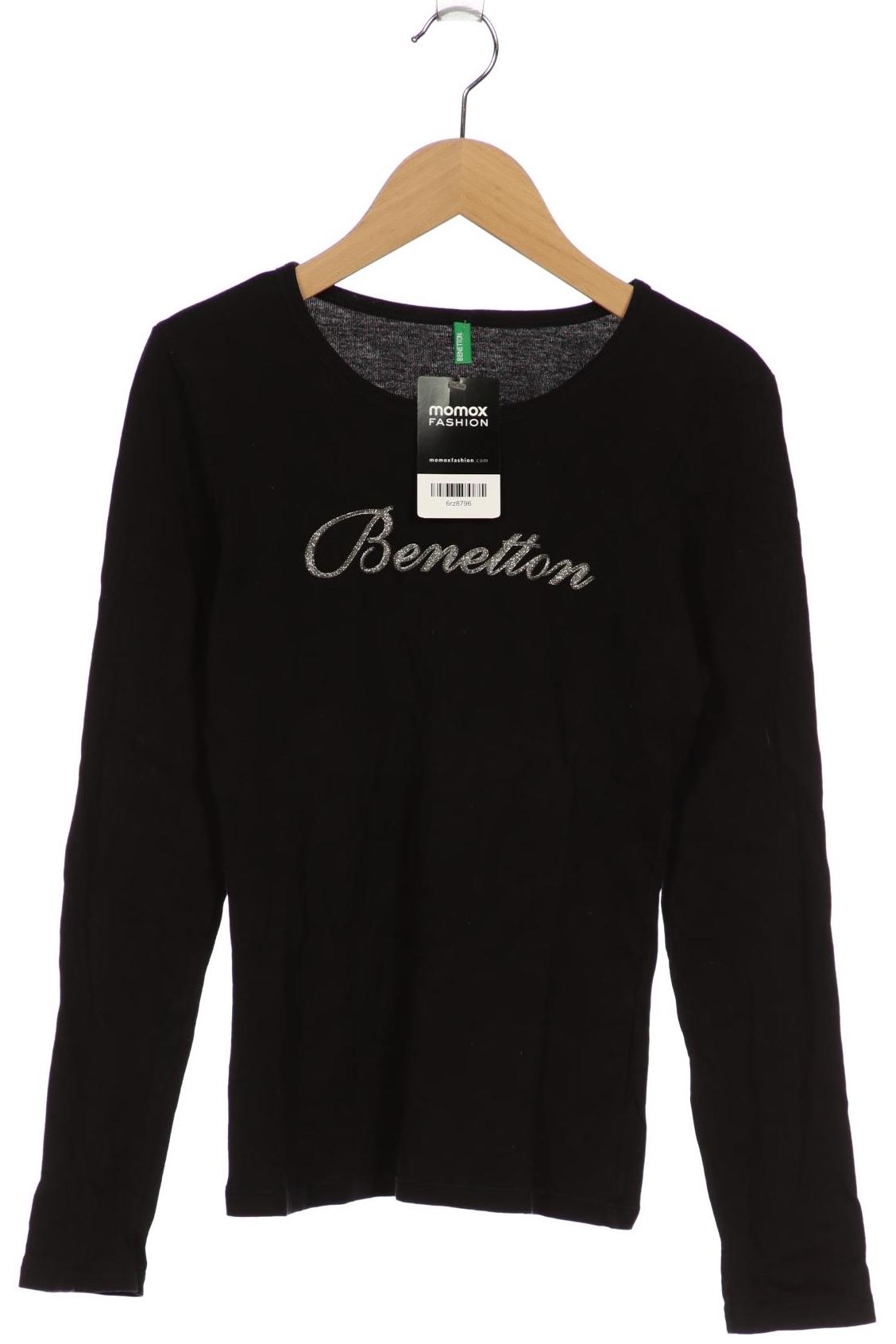 

United Colors OF Benetton Damen Langarmshirt, schwarz, Gr. 32