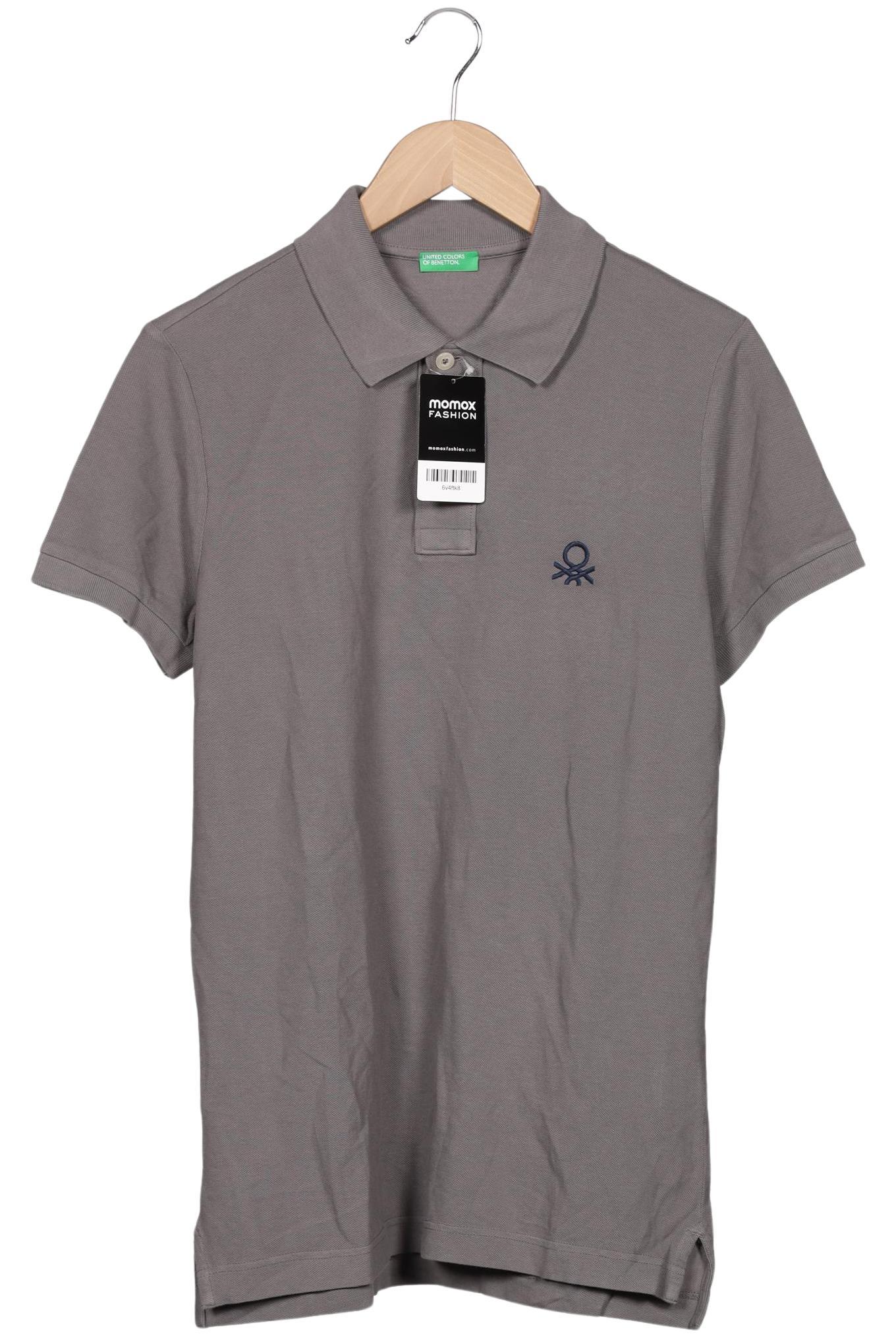 

United Colors OF Benetton Herren Poloshirt, grau, Gr. 48