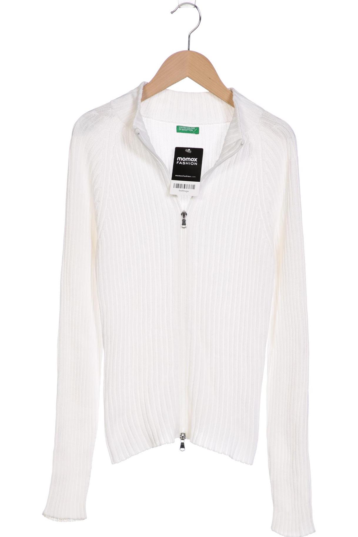 

United Colors OF Benetton Damen Strickjacke, weiß, Gr. 36