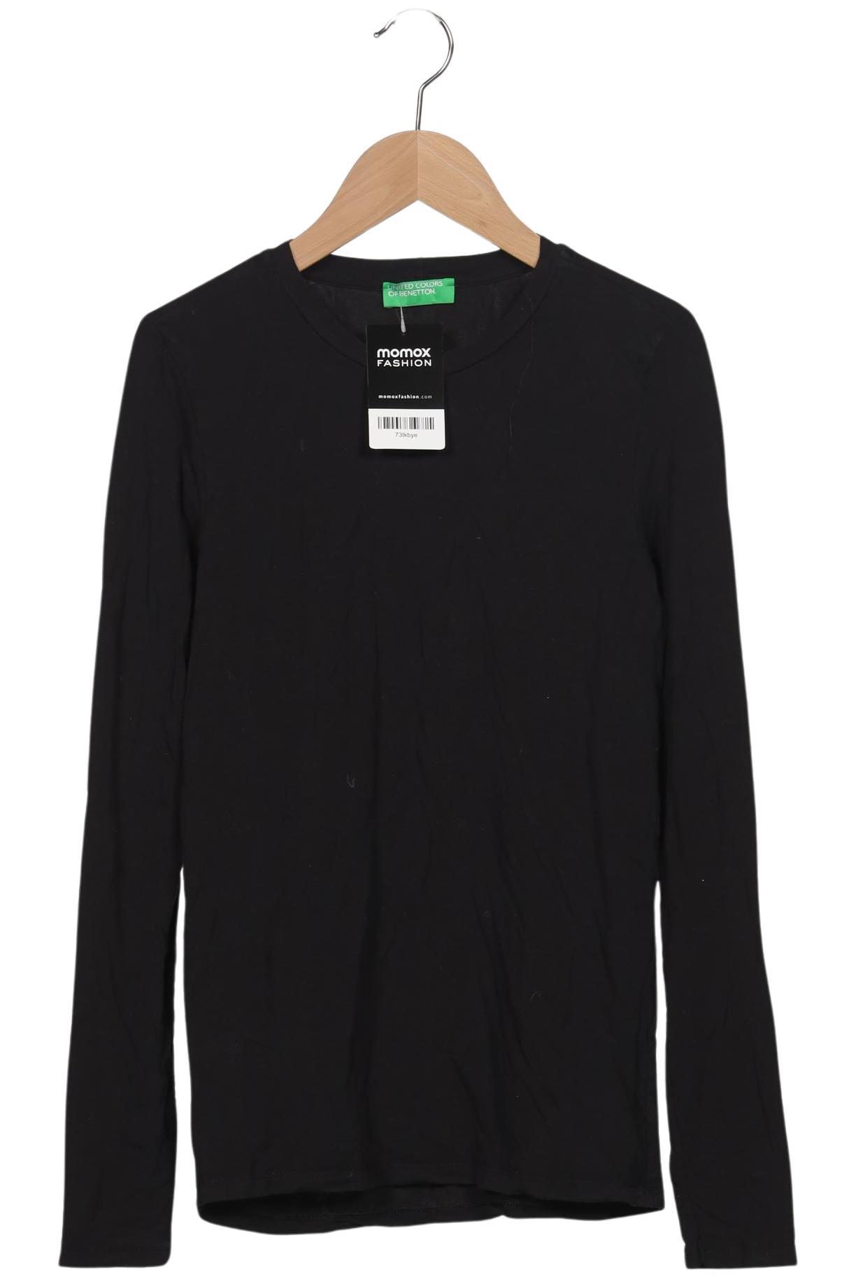 

United Colors OF Benetton Damen Langarmshirt, schwarz, Gr. 36