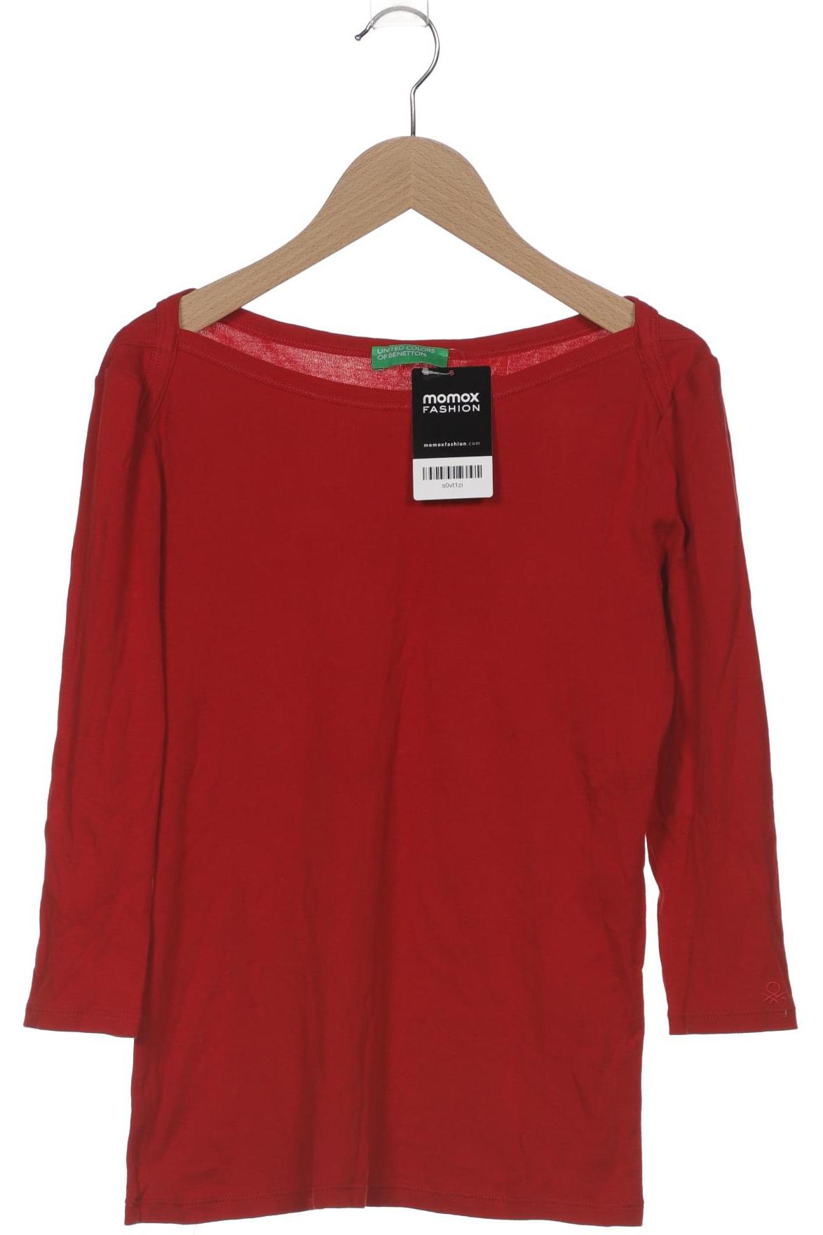 

United Colors OF Benetton Damen Langarmshirt, rot, Gr. 36