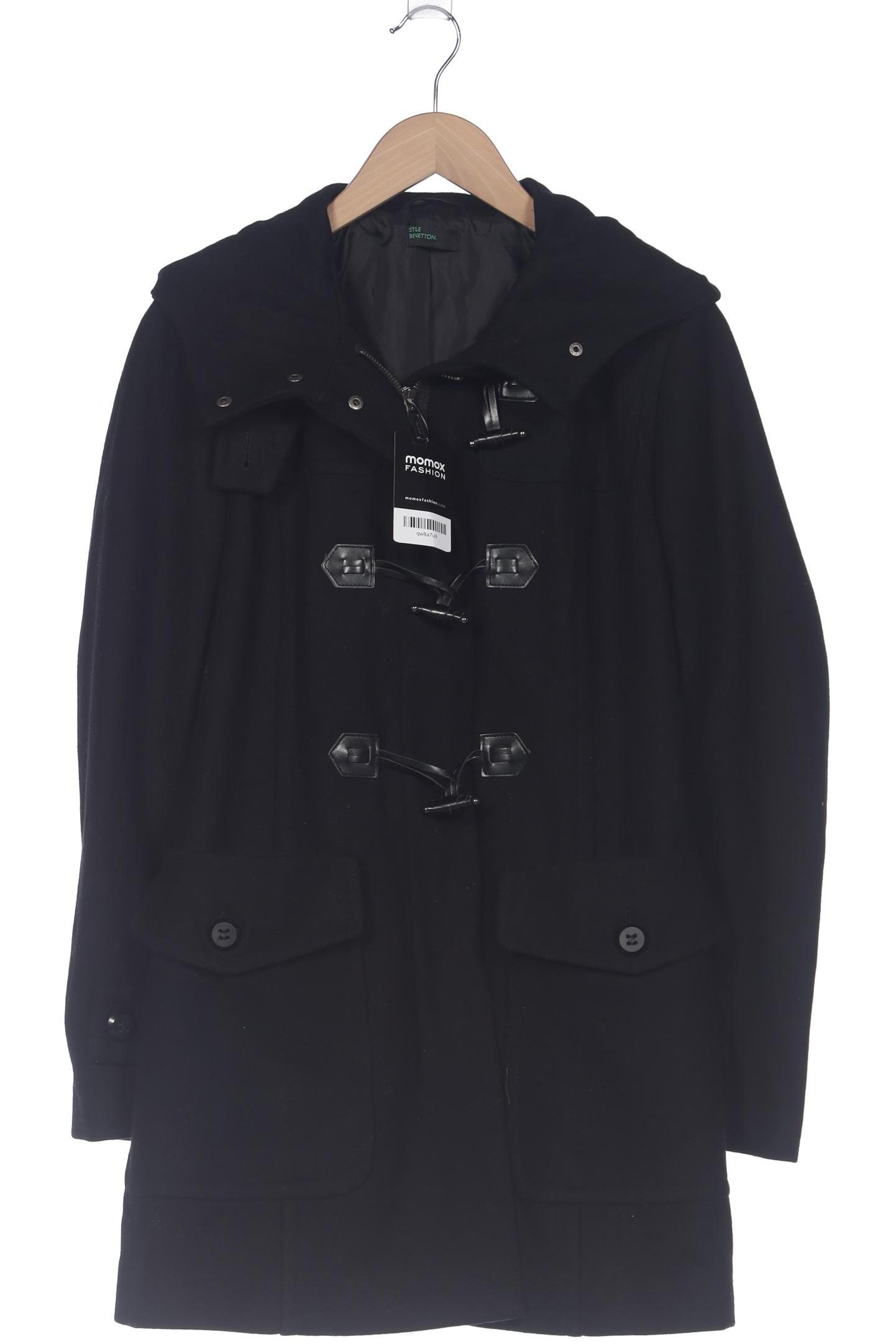 

United Colors OF Benetton Damen Mantel, schwarz, Gr. 44