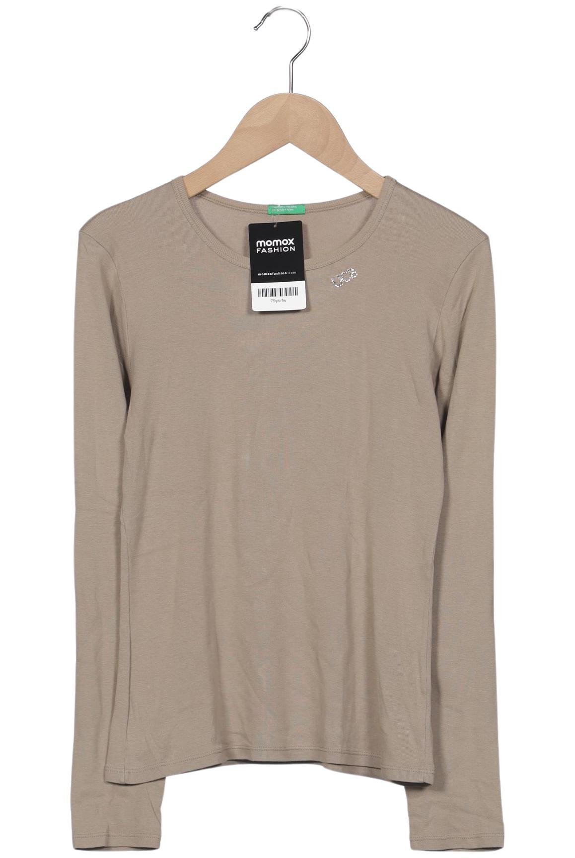 

United Colors OF Benetton Damen Langarmshirt, beige, Gr. 36