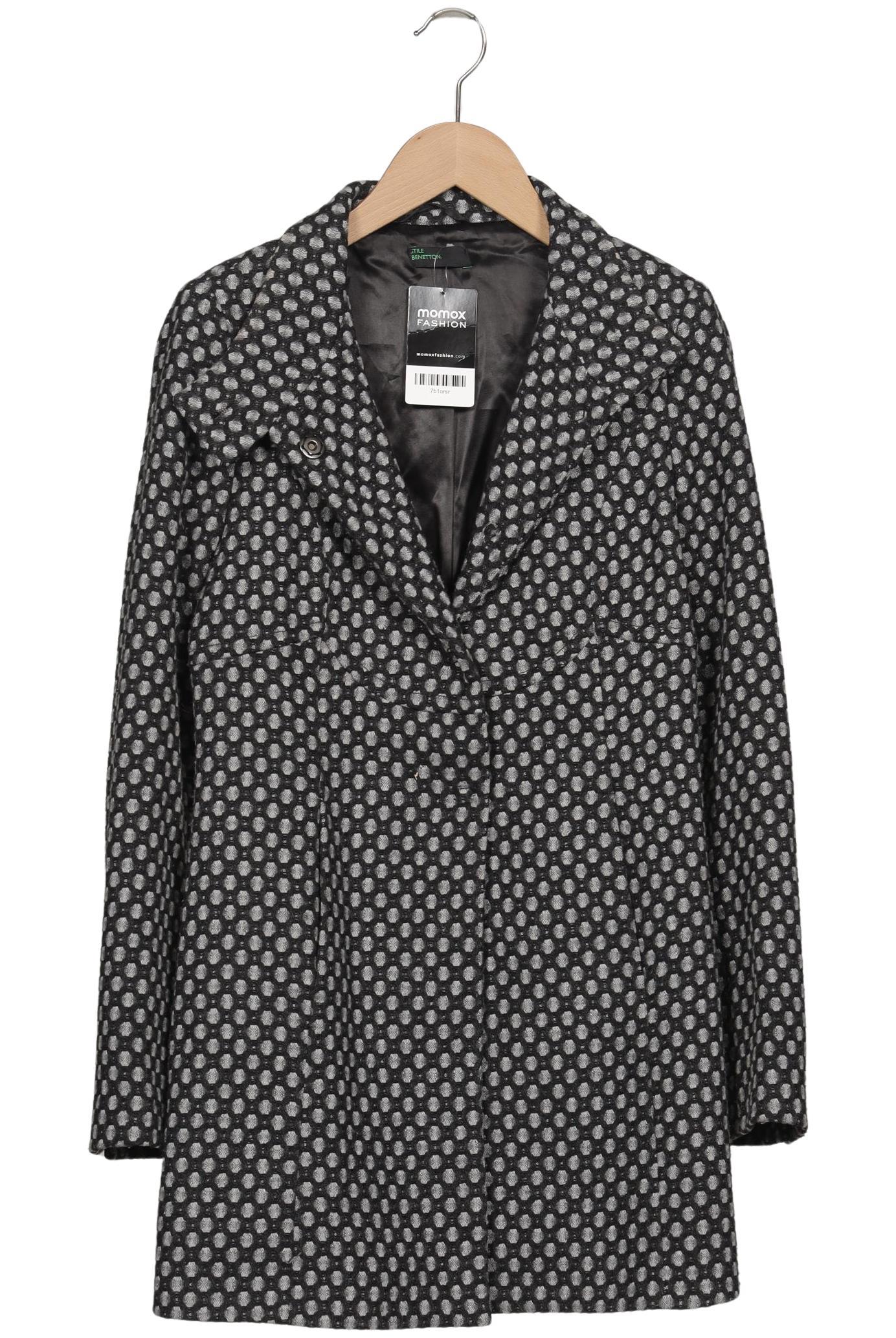 

United Colors OF Benetton Damen Mantel, schwarz, Gr. 40