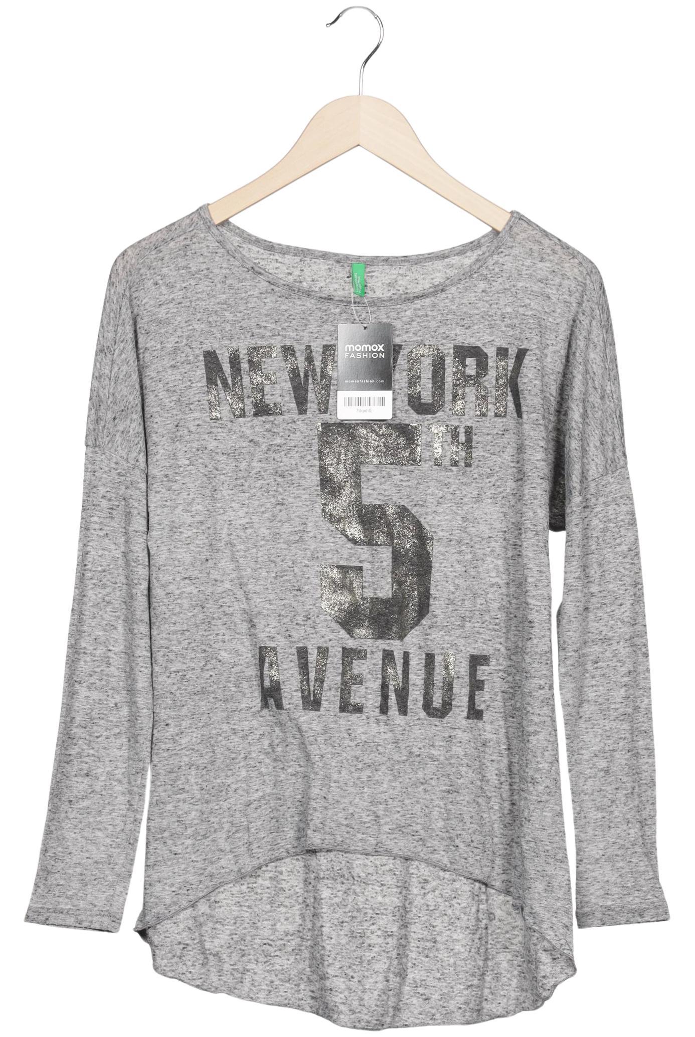 

United Colors OF Benetton Damen Langarmshirt, grau, Gr. 42