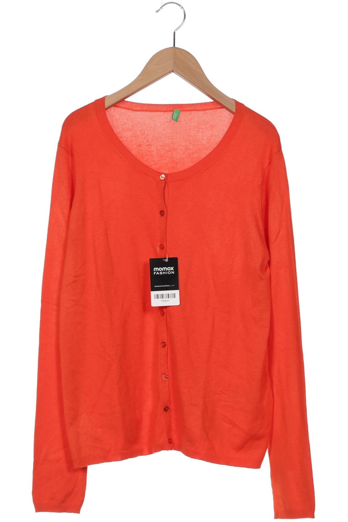 

United Colors OF Benetton Damen Strickjacke, orange, Gr. 42
