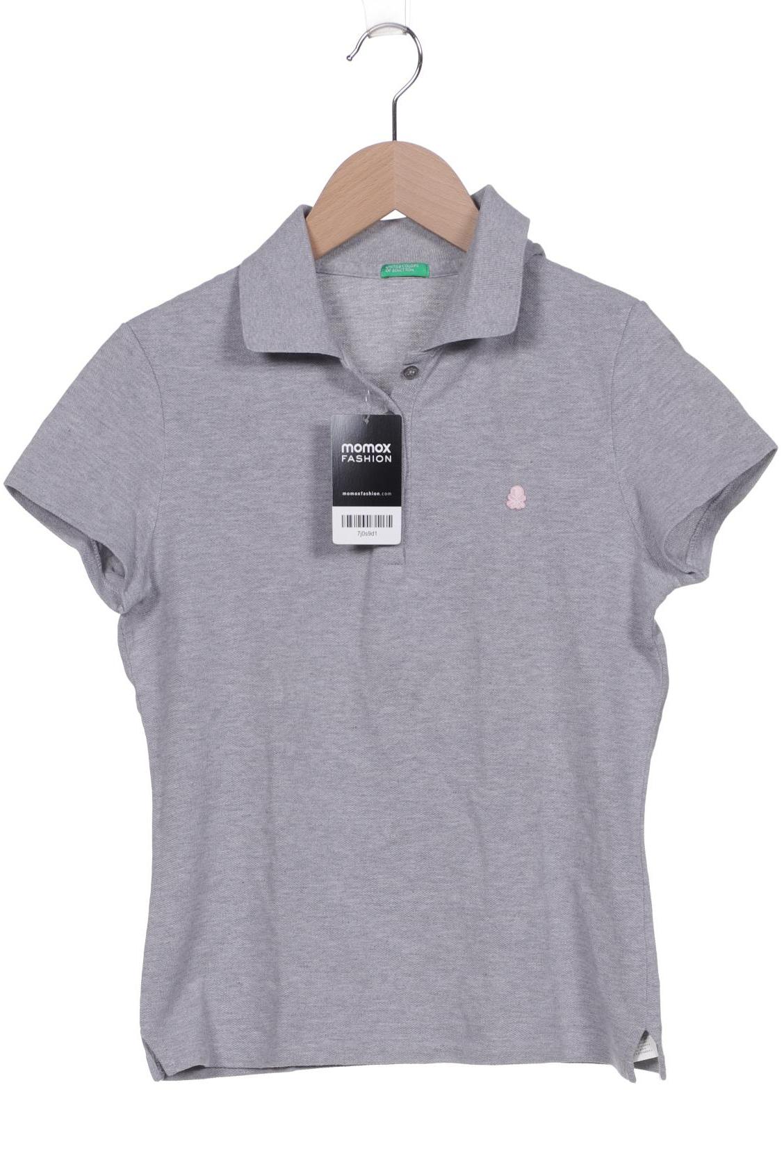 

UNITED COLORS OF BENETTON Damen Poloshirt, grau