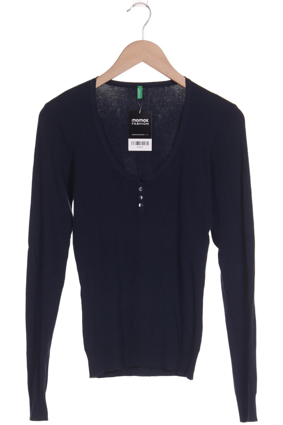 

United Colors OF Benetton Damen Langarmshirt, marineblau, Gr. 42