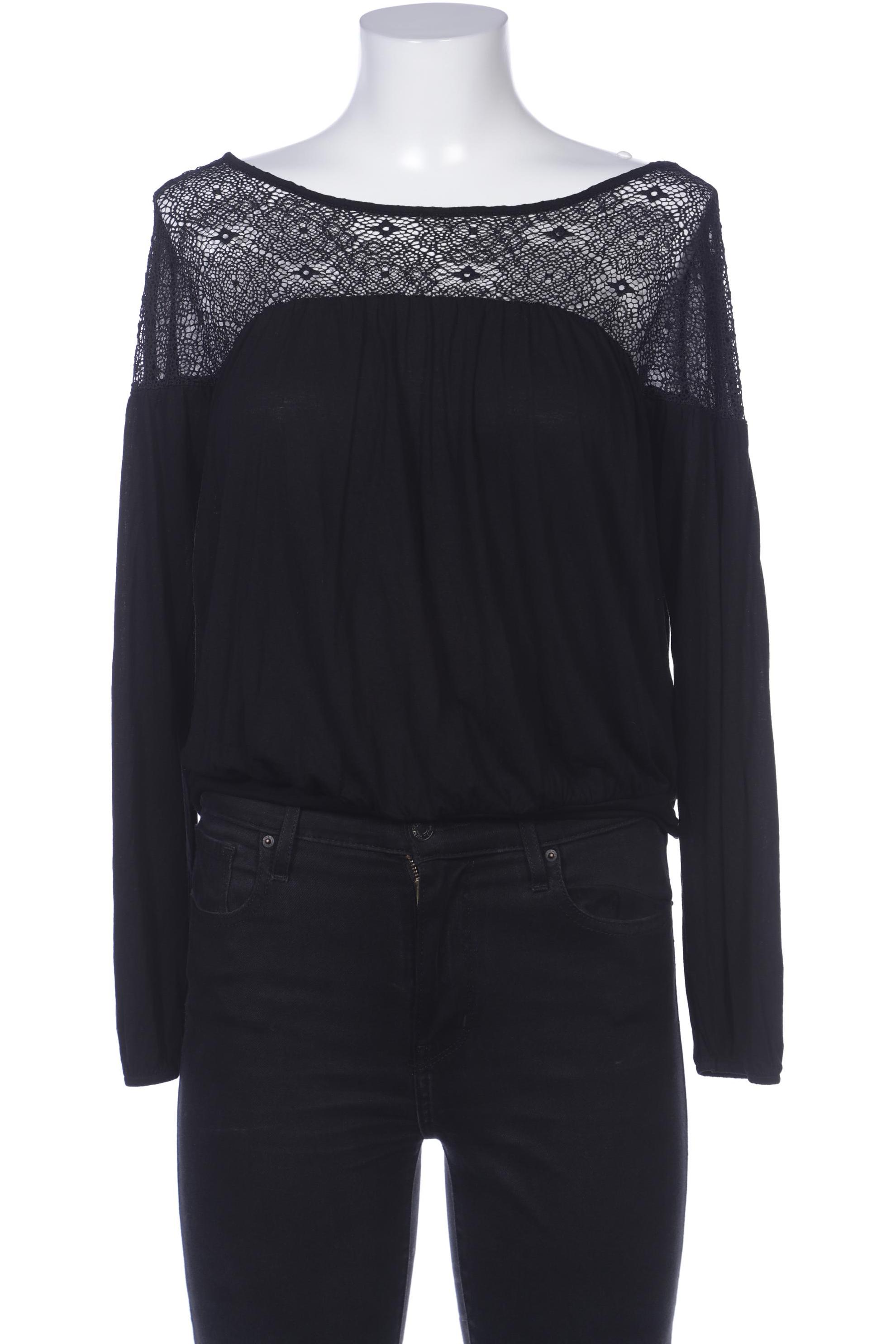 

United Colors OF Benetton Damen Langarmshirt, schwarz, Gr. 38
