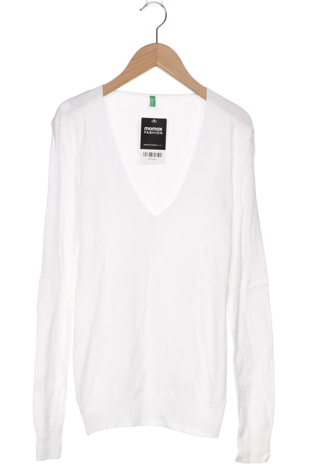 

United Colors OF Benetton Damen Pullover, weiß, Gr. 30