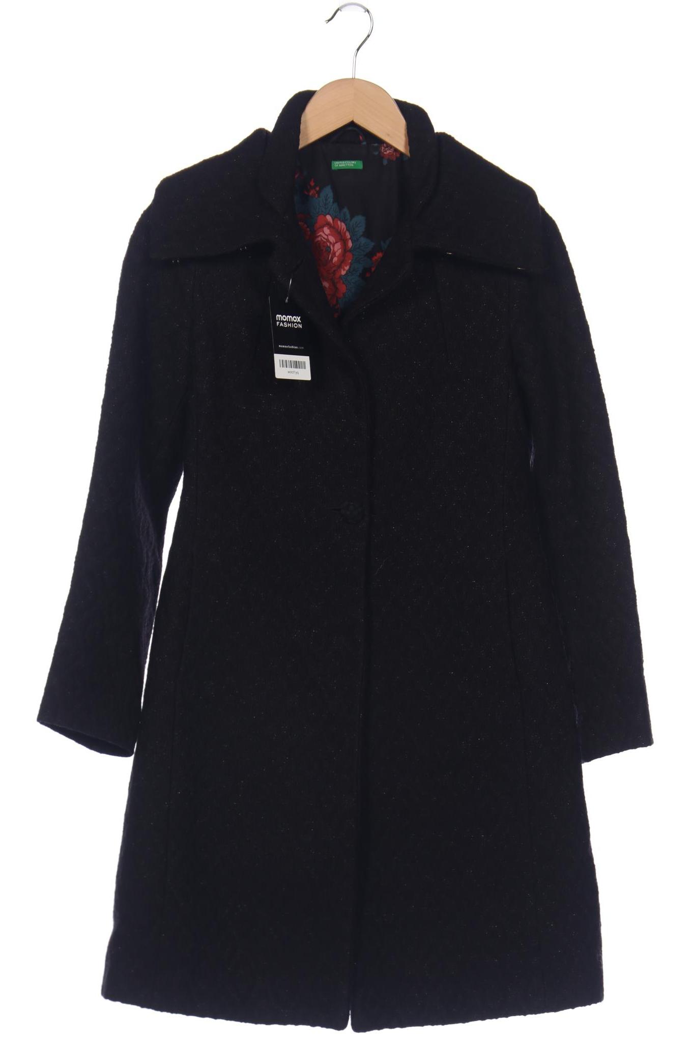 

United Colors OF Benetton Damen Mantel, schwarz, Gr. 40