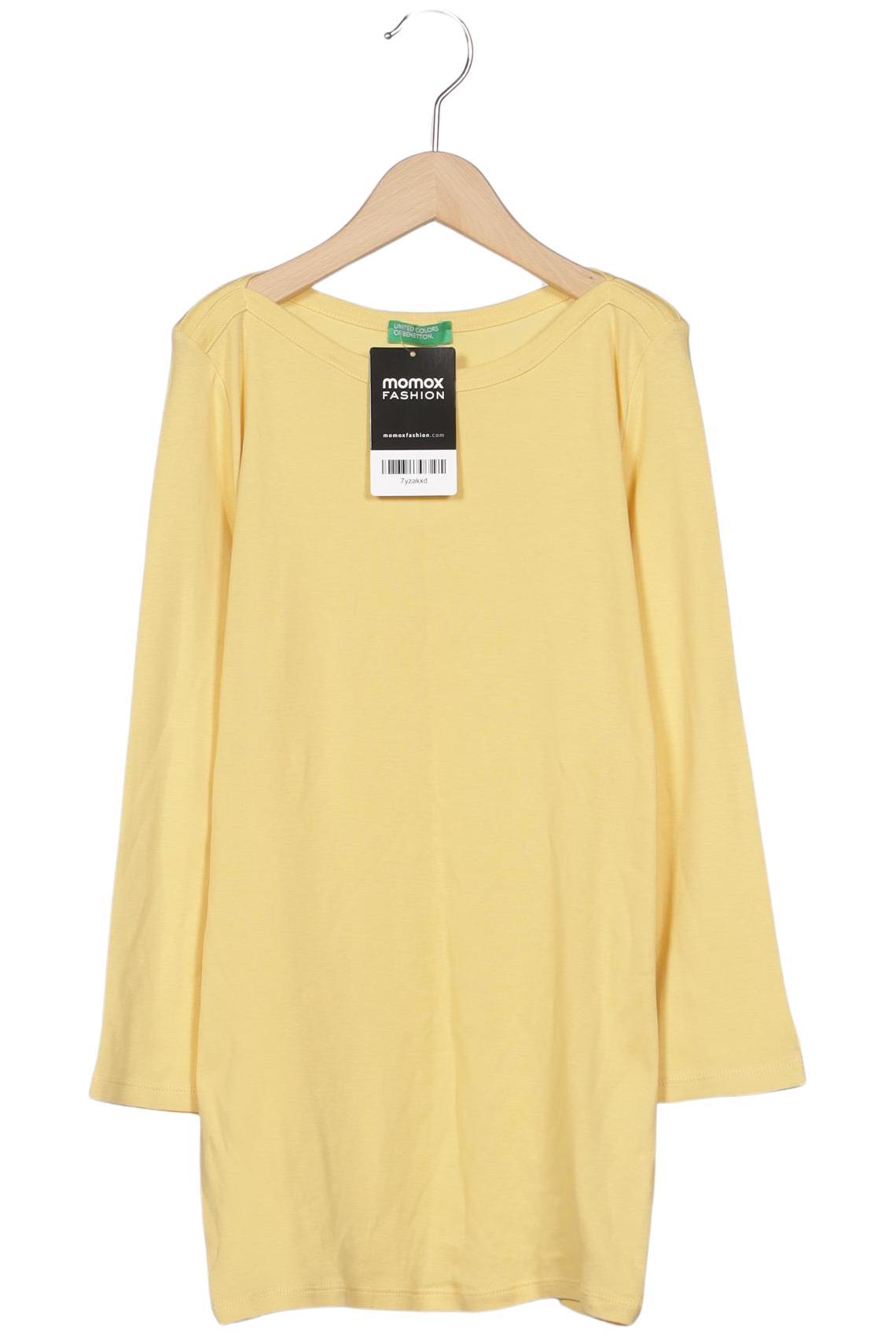 

United Colors OF Benetton Damen Langarmshirt, gelb, Gr. 34