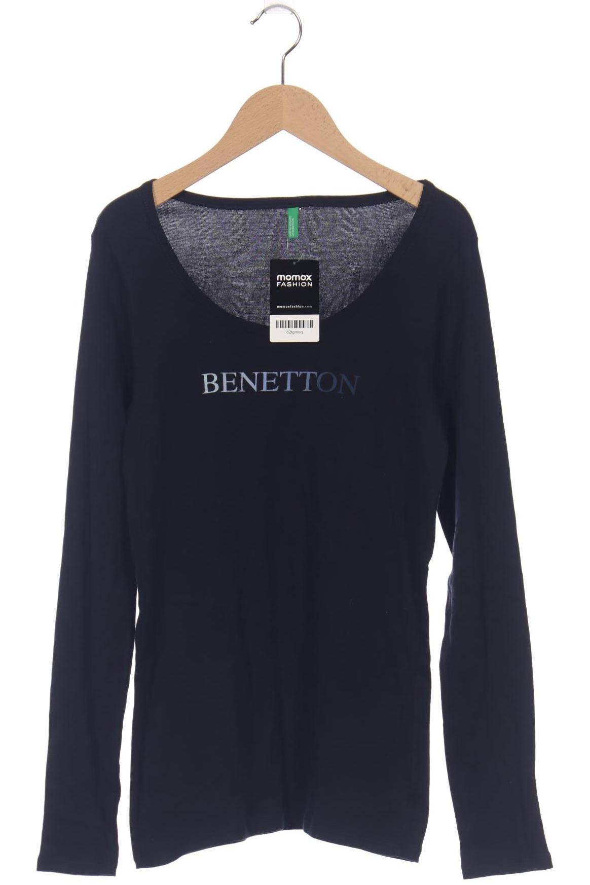 

United Colors OF Benetton Damen Langarmshirt, marineblau, Gr. 38