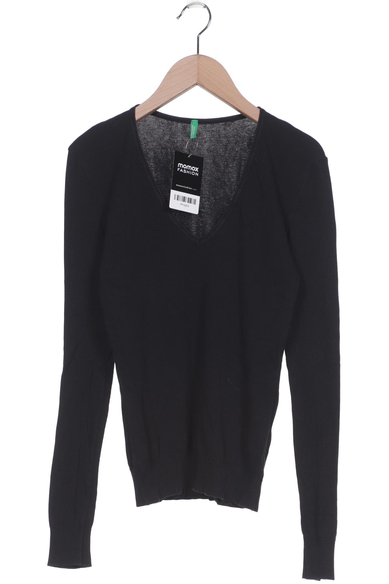 

United Colors OF Benetton Damen Langarmshirt, schwarz, Gr. 36