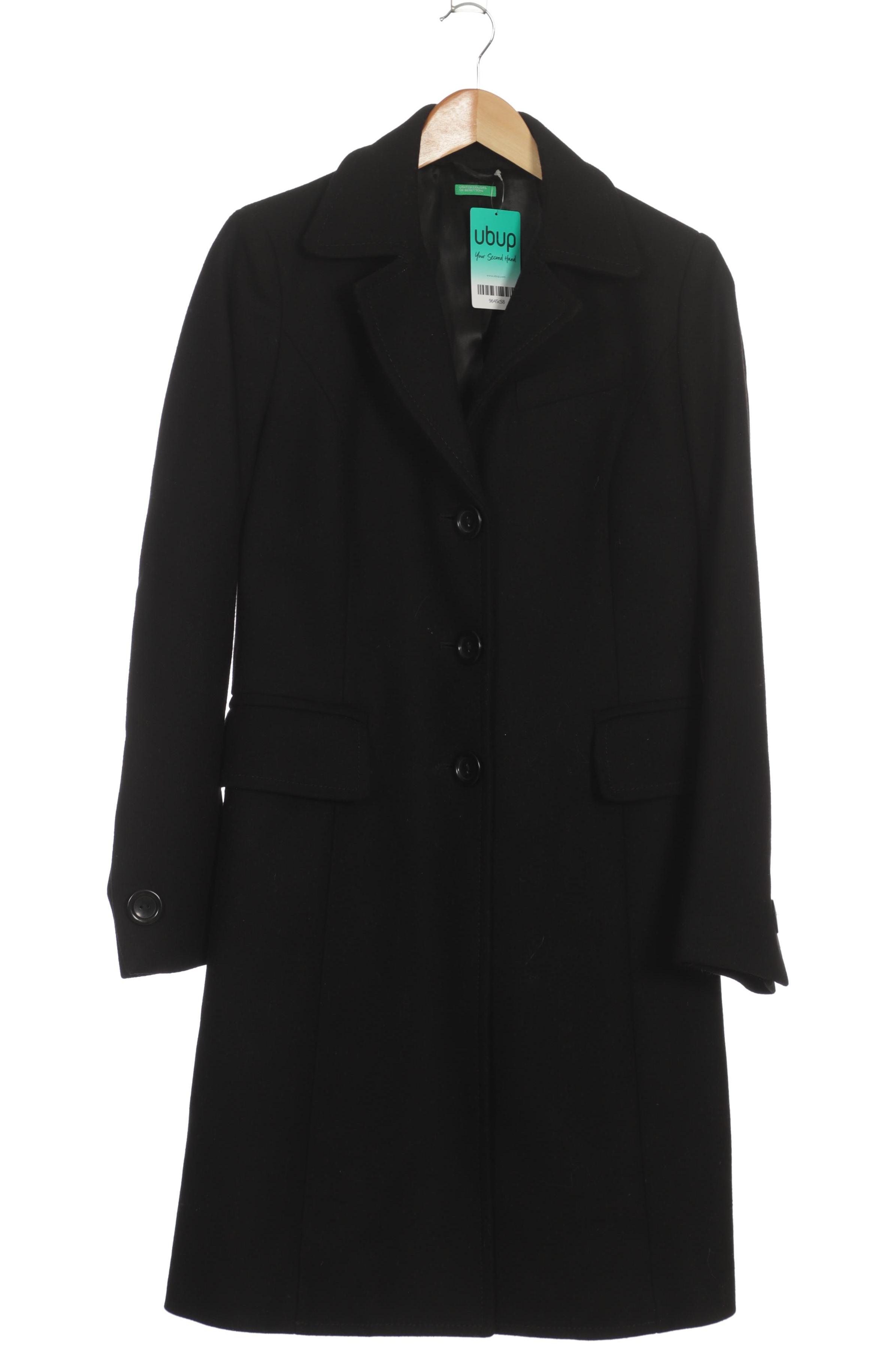 

United Colors OF Benetton Damen Mantel, schwarz, Gr. 42