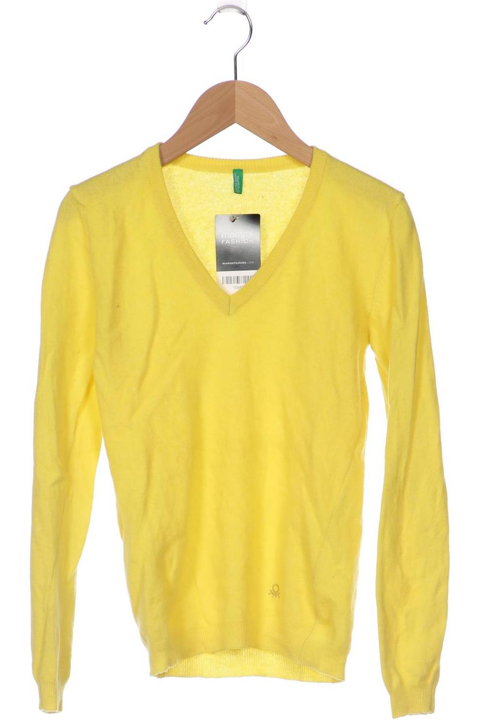 

United Colors OF Benetton Damen Pullover, gelb, Gr. 36