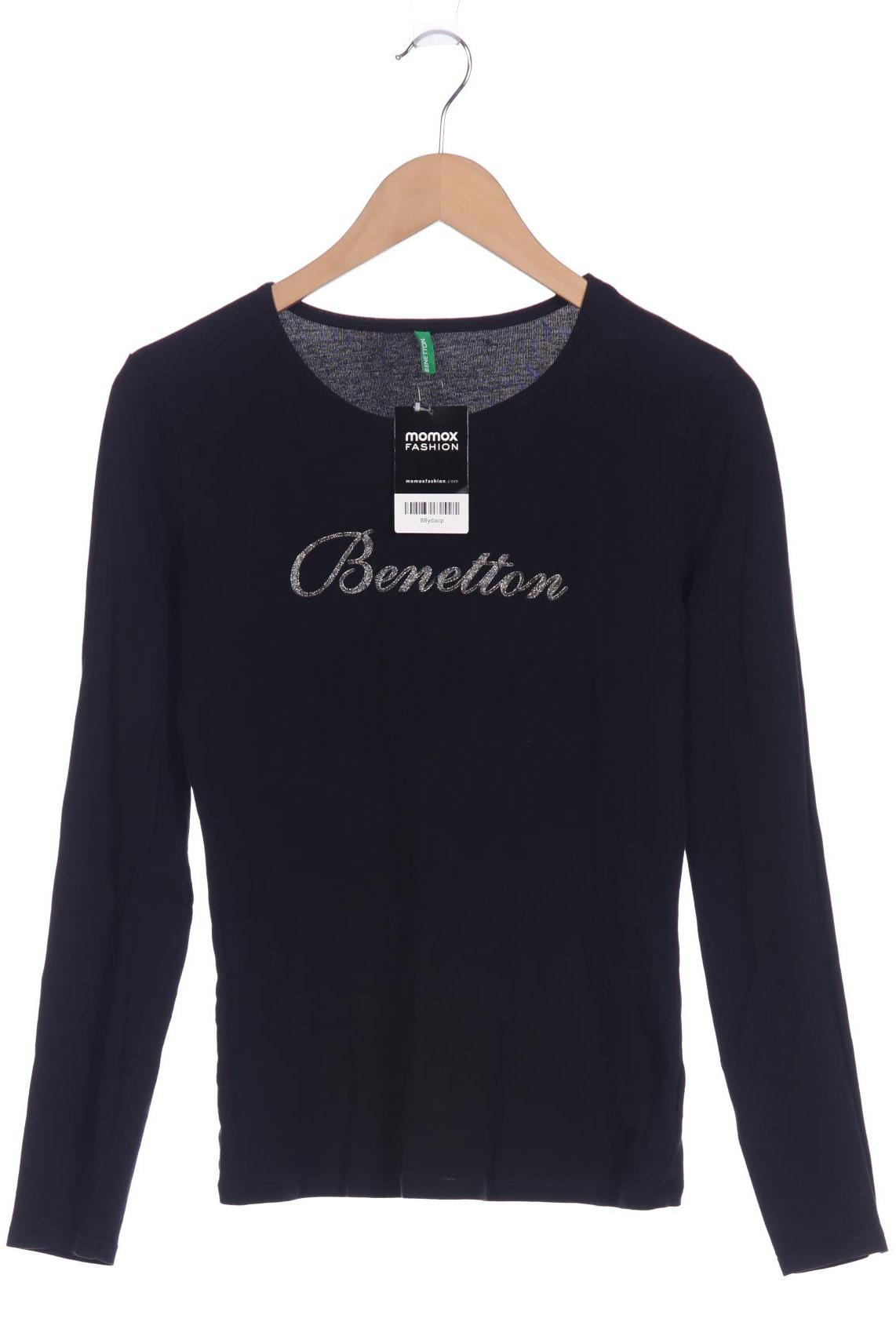 

United Colors OF Benetton Damen Langarmshirt, schwarz, Gr. 36