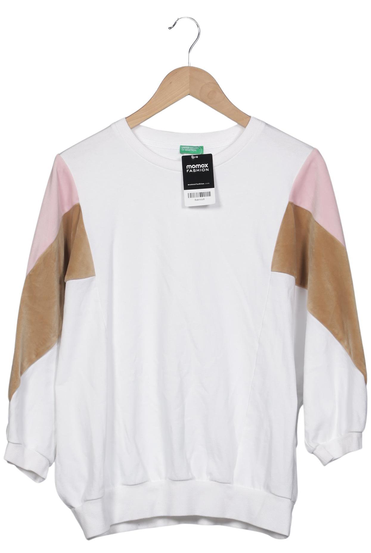 

United Colors OF Benetton Damen Sweatshirt, weiß, Gr. 42