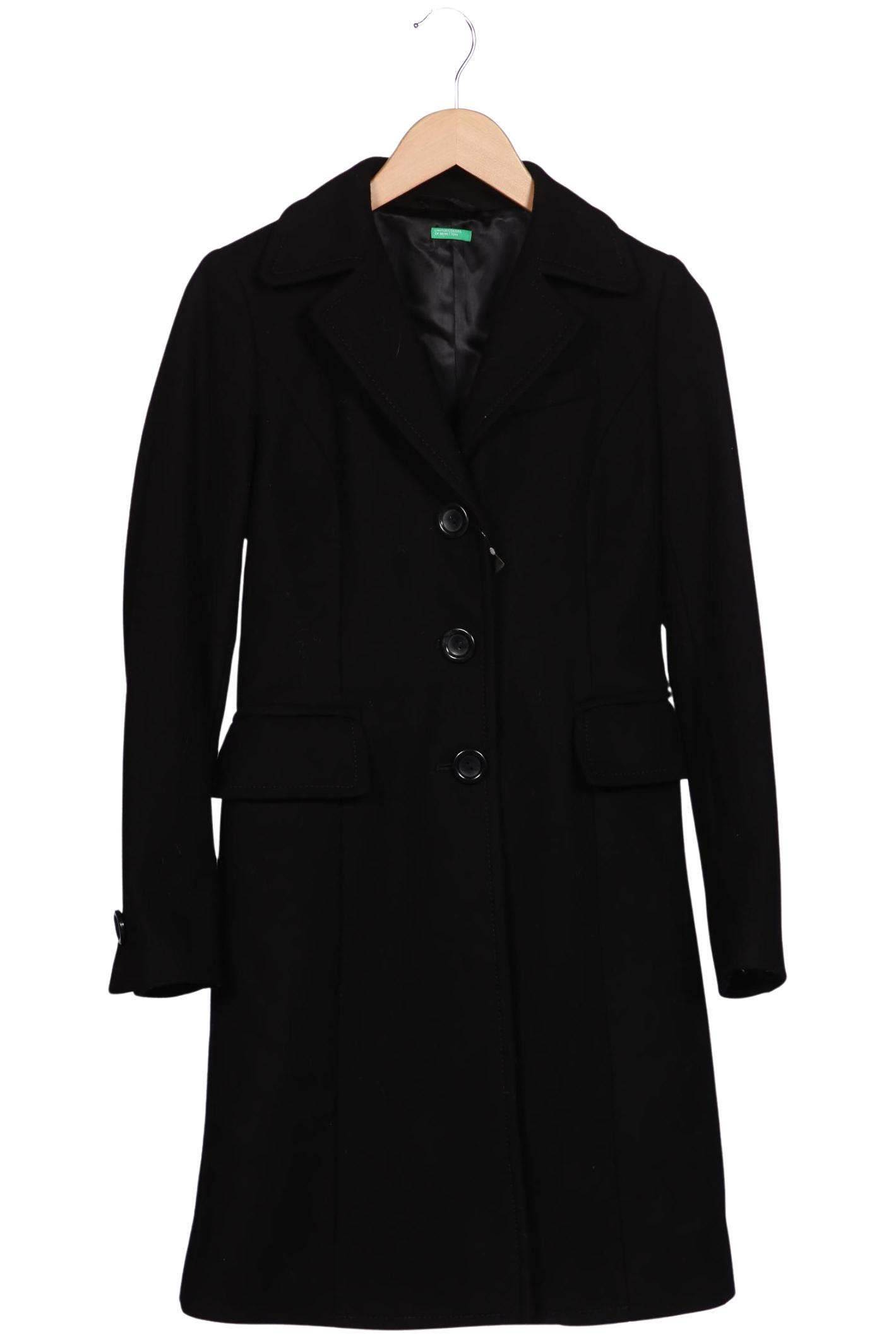 

United Colors OF Benetton Damen Mantel, schwarz, Gr. 40
