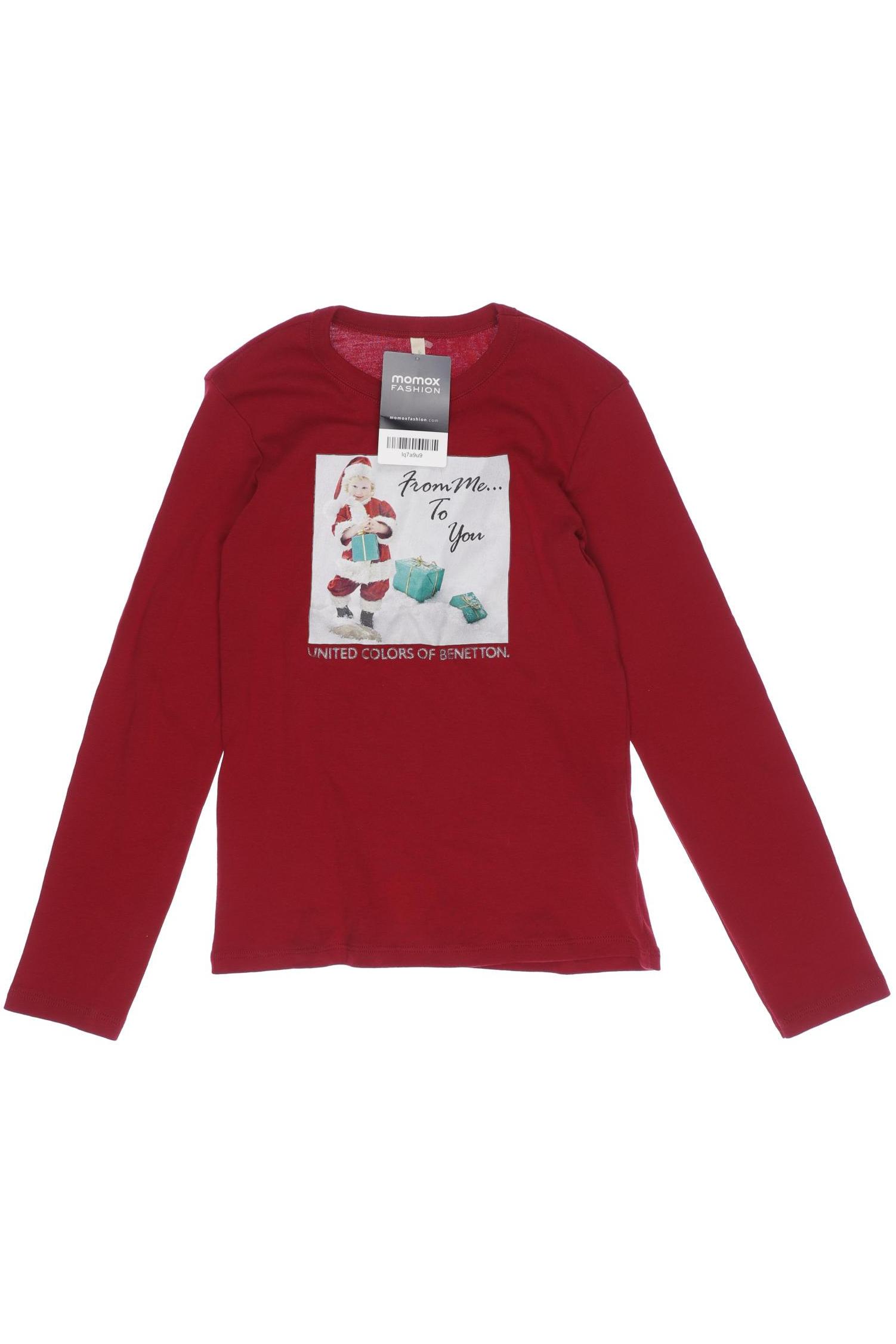 

United Colors OF Benetton Damen Langarmshirt, rot, Gr. 128