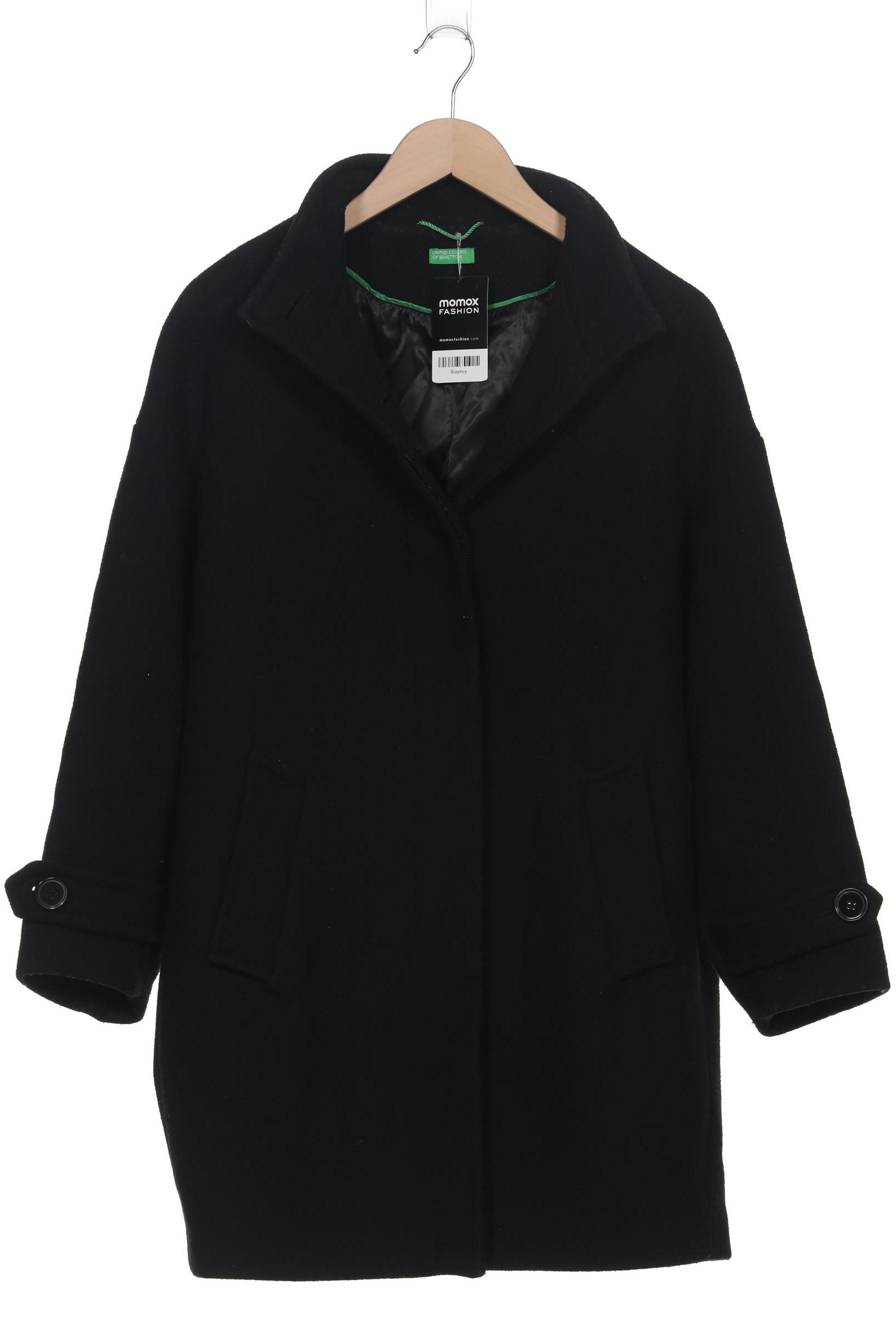 

United Colors OF Benetton Damen Mantel, schwarz, Gr. 36