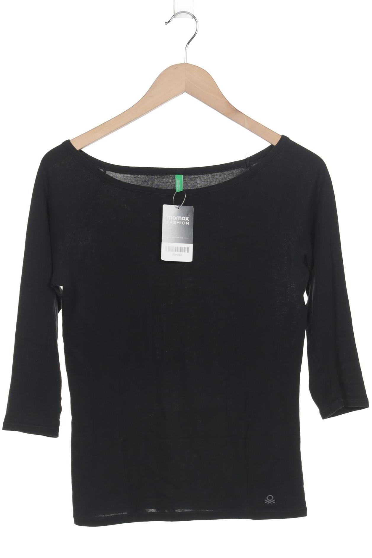 

United Colors OF Benetton Damen Langarmshirt, schwarz, Gr. 36