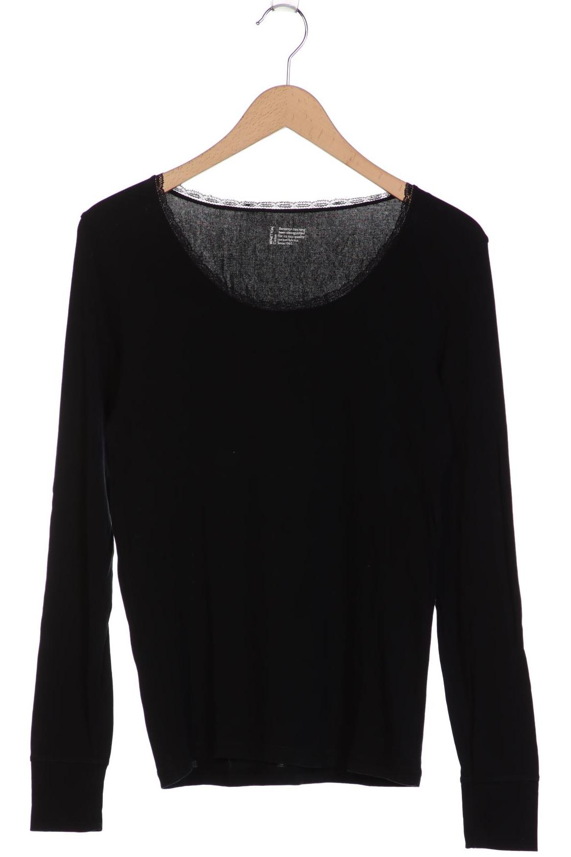 

United Colors OF Benetton Damen Langarmshirt, schwarz, Gr. 42