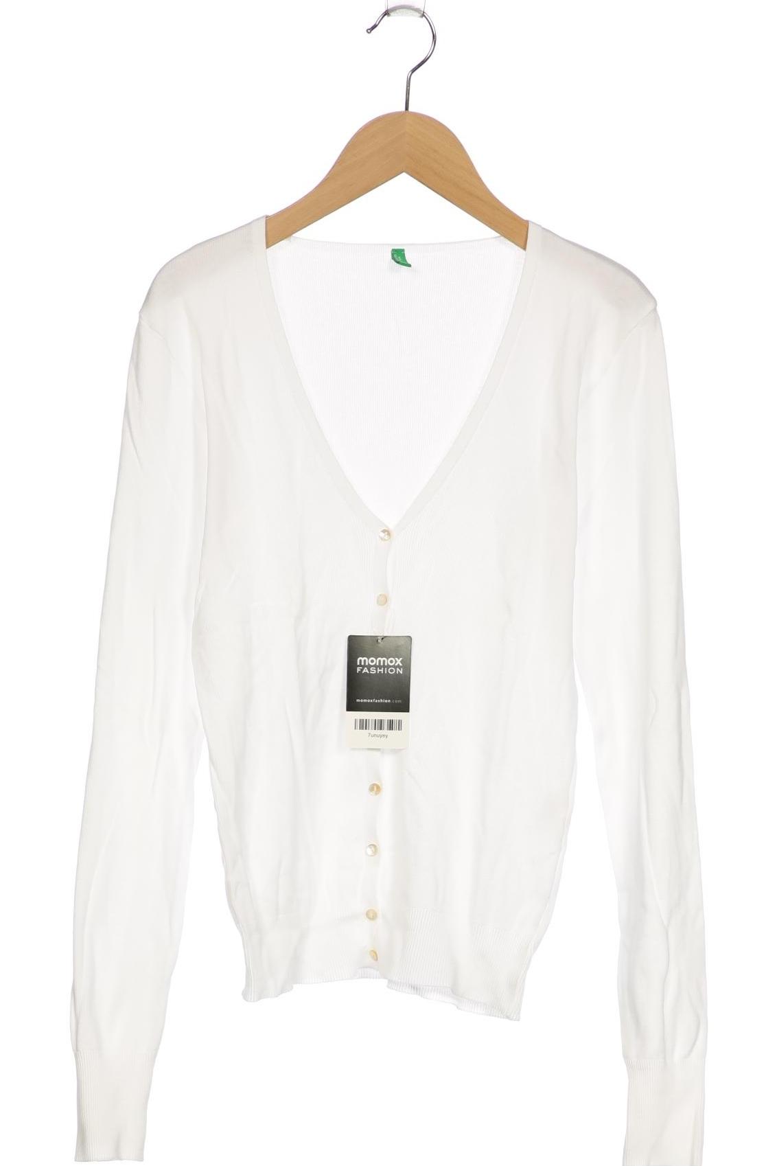 

United Colors OF Benetton Damen Strickjacke, weiß, Gr. 36