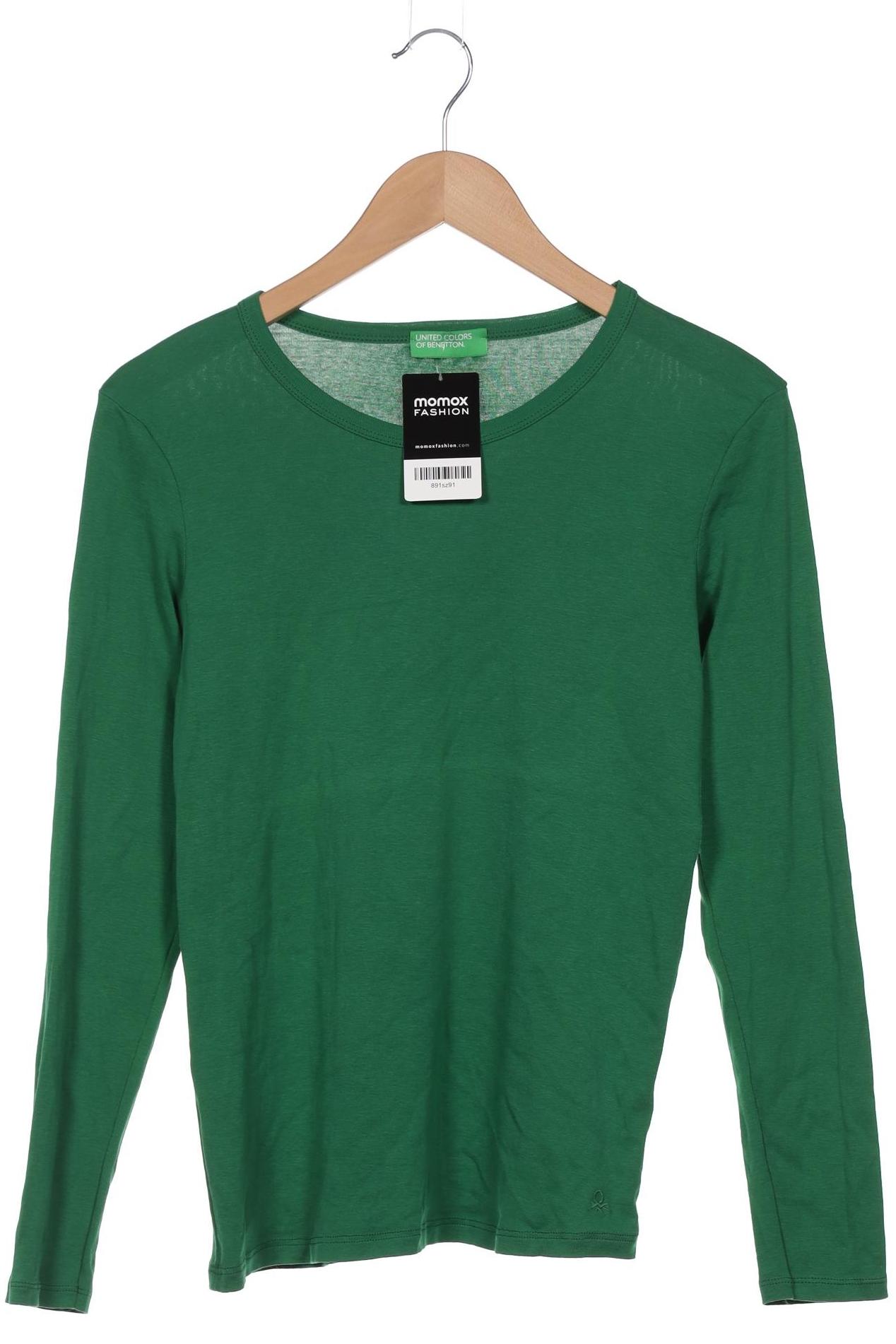 

United Colors OF Benetton Damen Langarmshirt, grün, Gr. 38