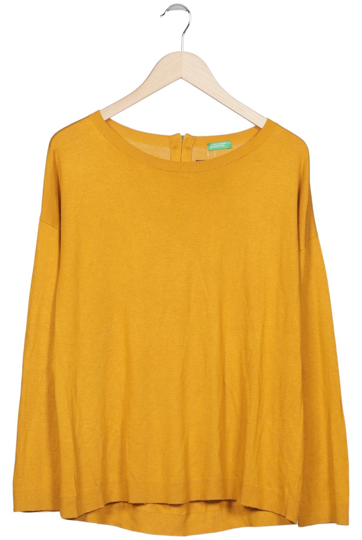 

United Colors OF Benetton Damen Pullover, gelb, Gr. 42