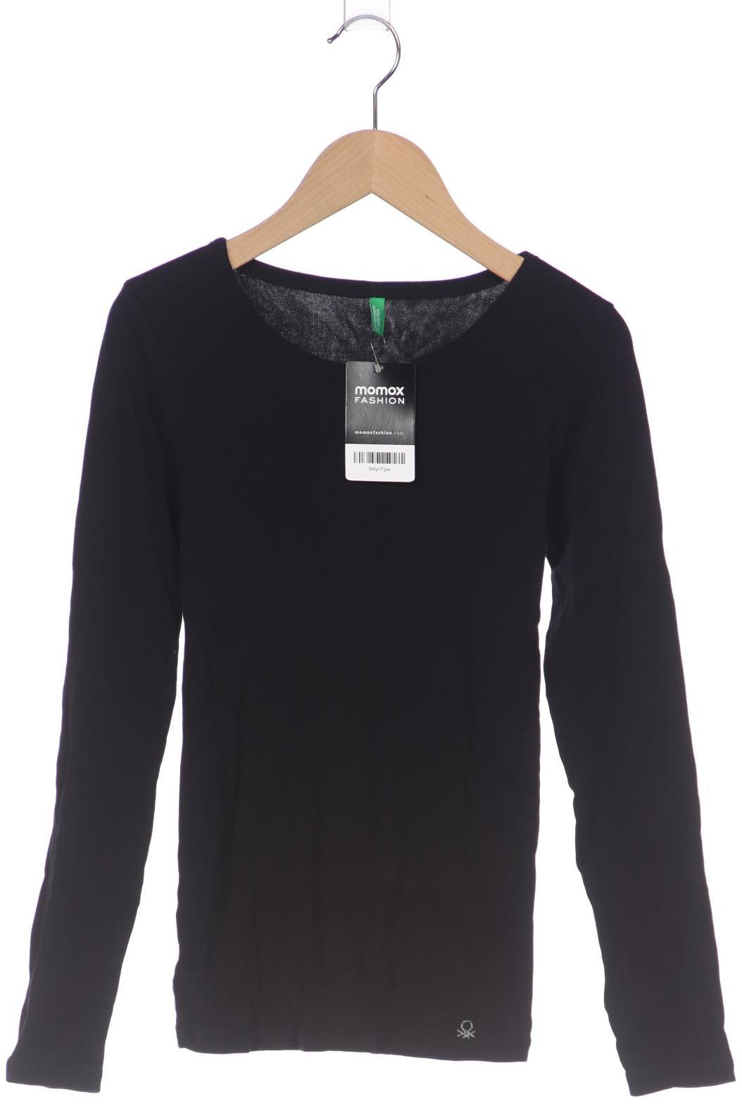 

United Colors OF Benetton Damen Langarmshirt, schwarz, Gr. 34