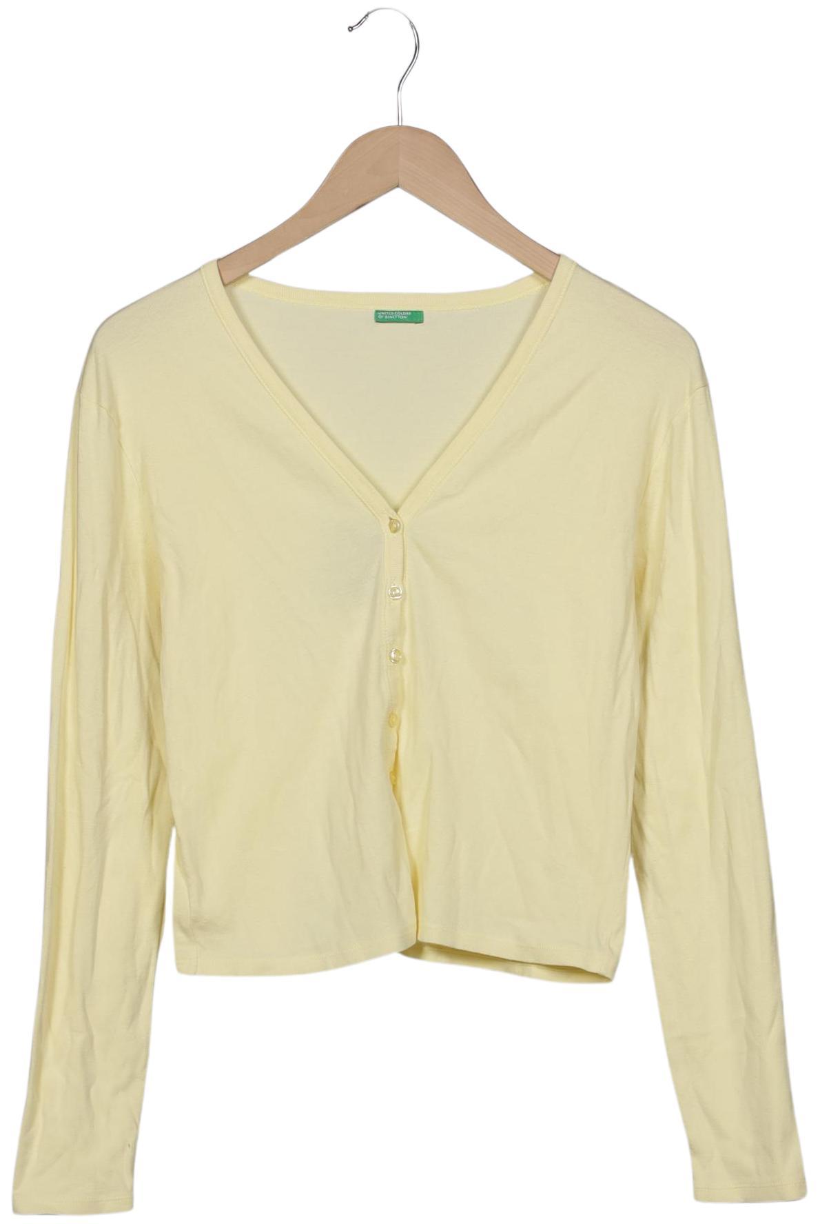 

United Colors OF Benetton Damen Strickjacke, gelb, Gr. 38