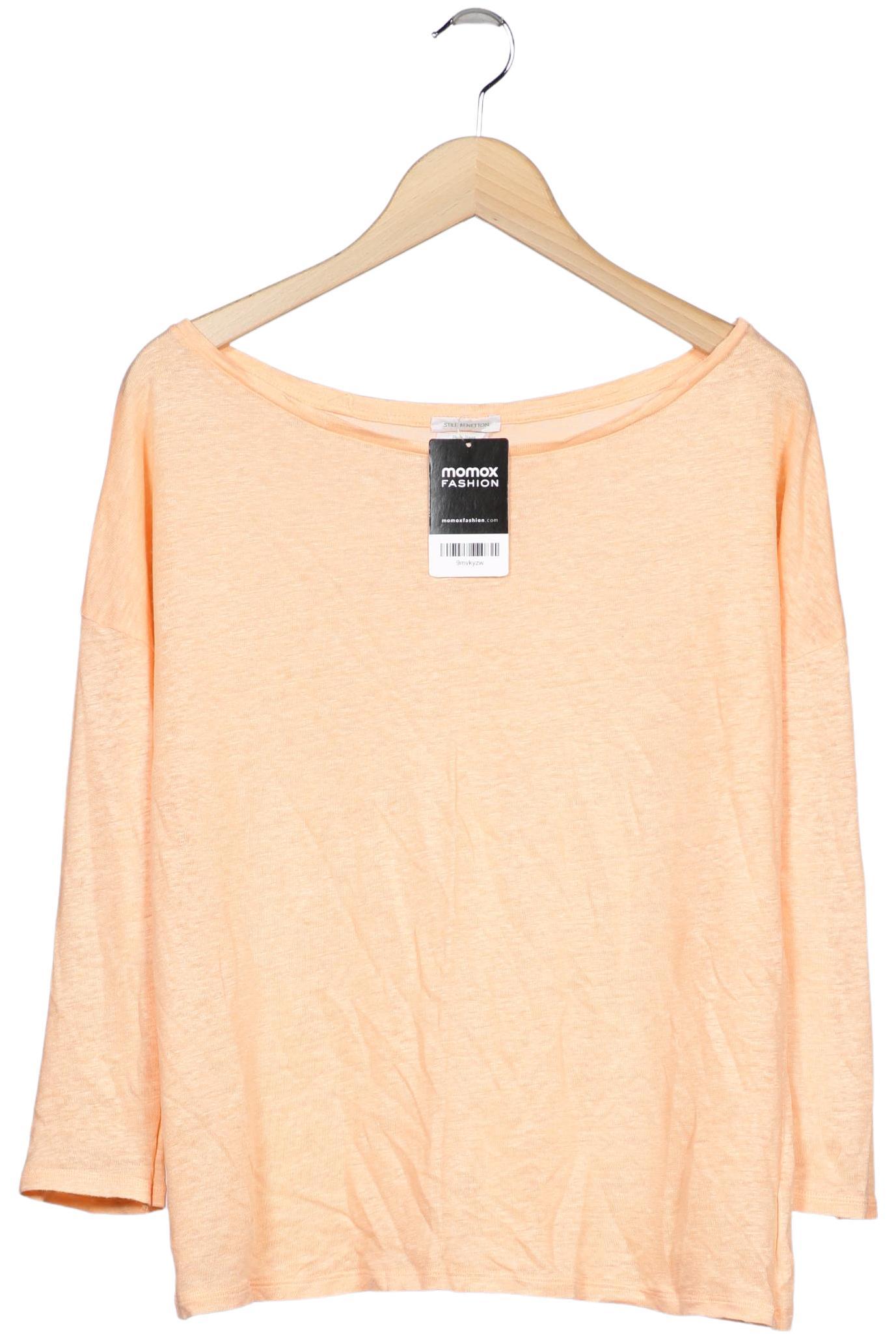 

United Colors OF Benetton Damen Langarmshirt, orange, Gr. 38