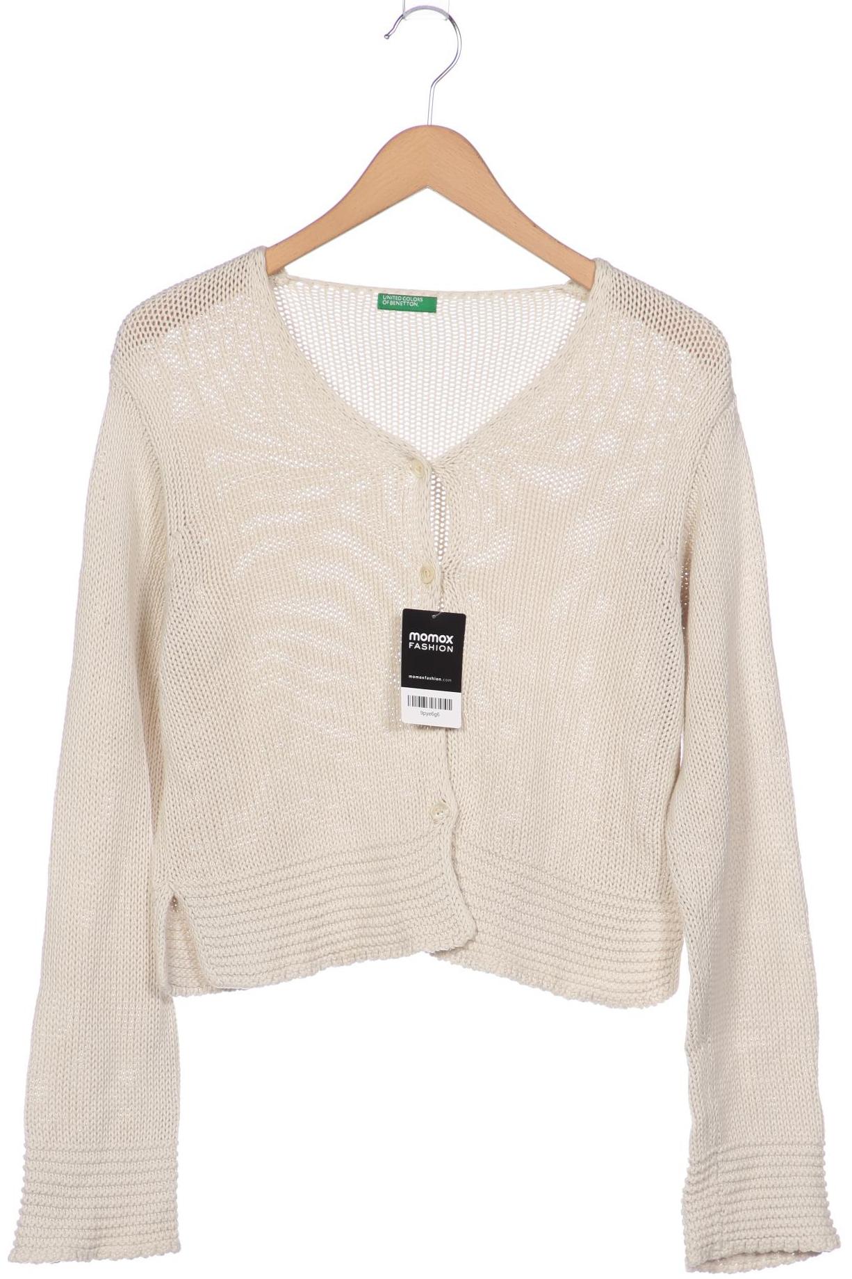 

United Colors OF Benetton Damen Strickjacke, cremeweiß, Gr. 38