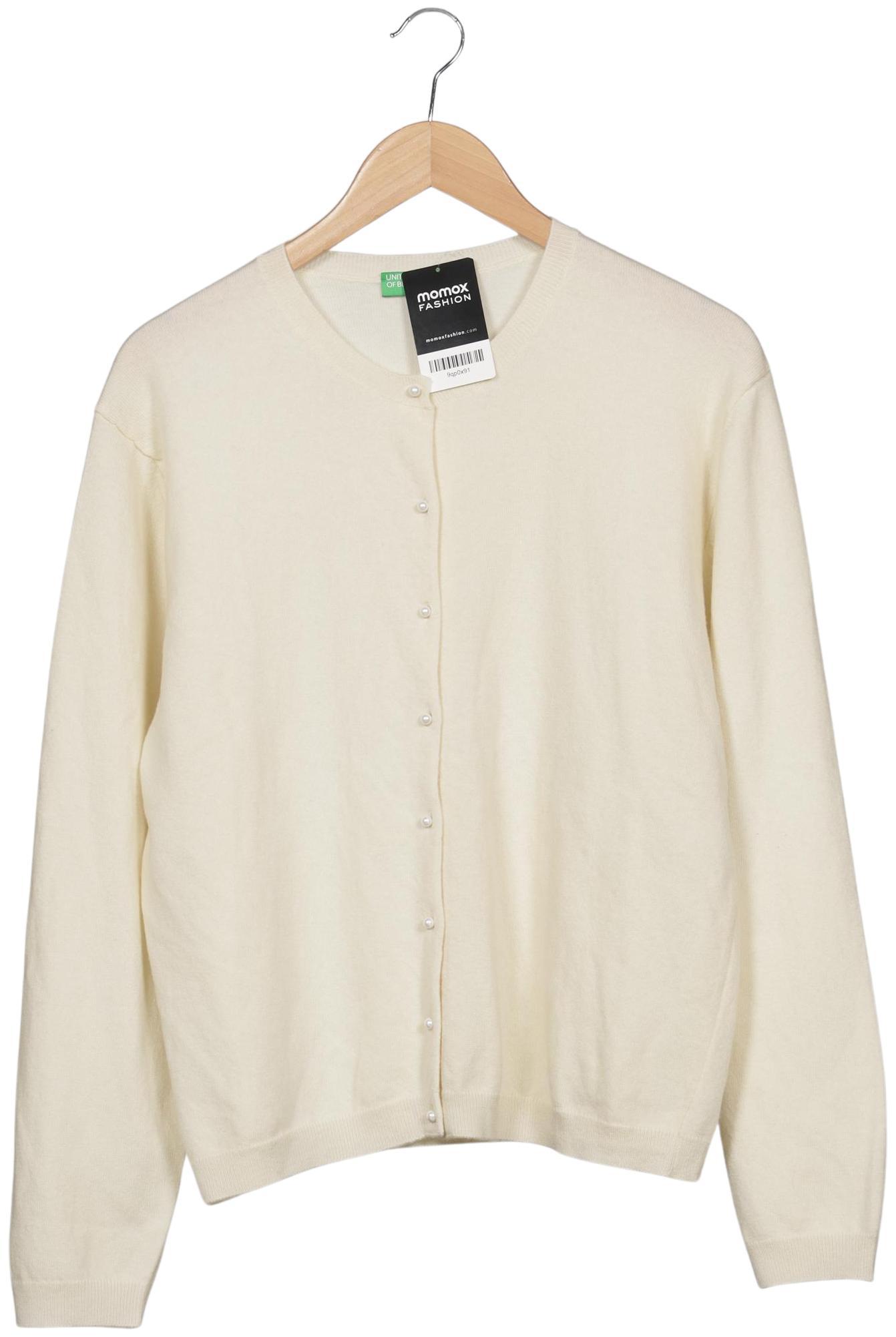 

United Colors OF Benetton Damen Strickjacke, cremeweiß, Gr. 44