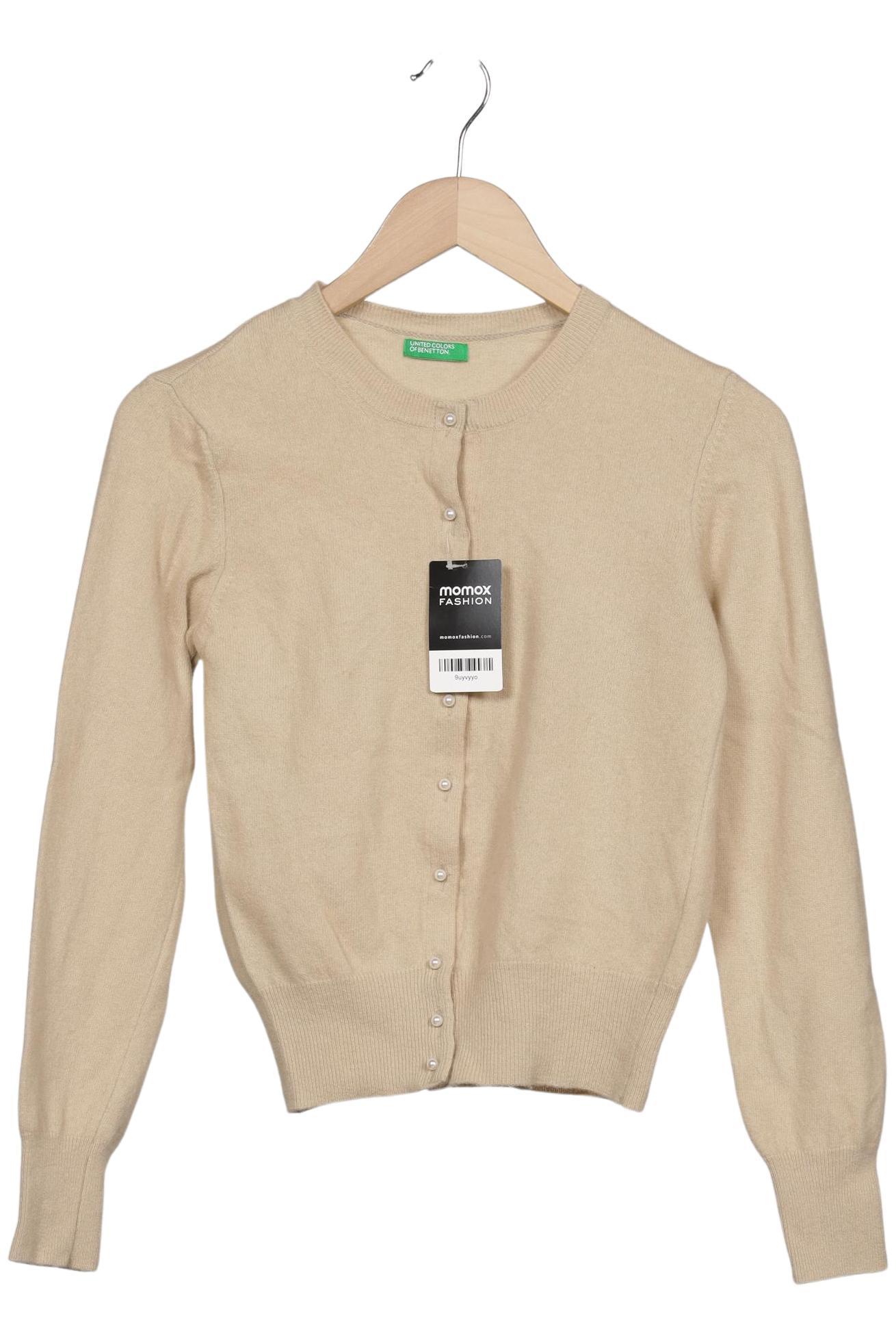 

United Colors OF Benetton Damen Strickjacke, beige, Gr. 36